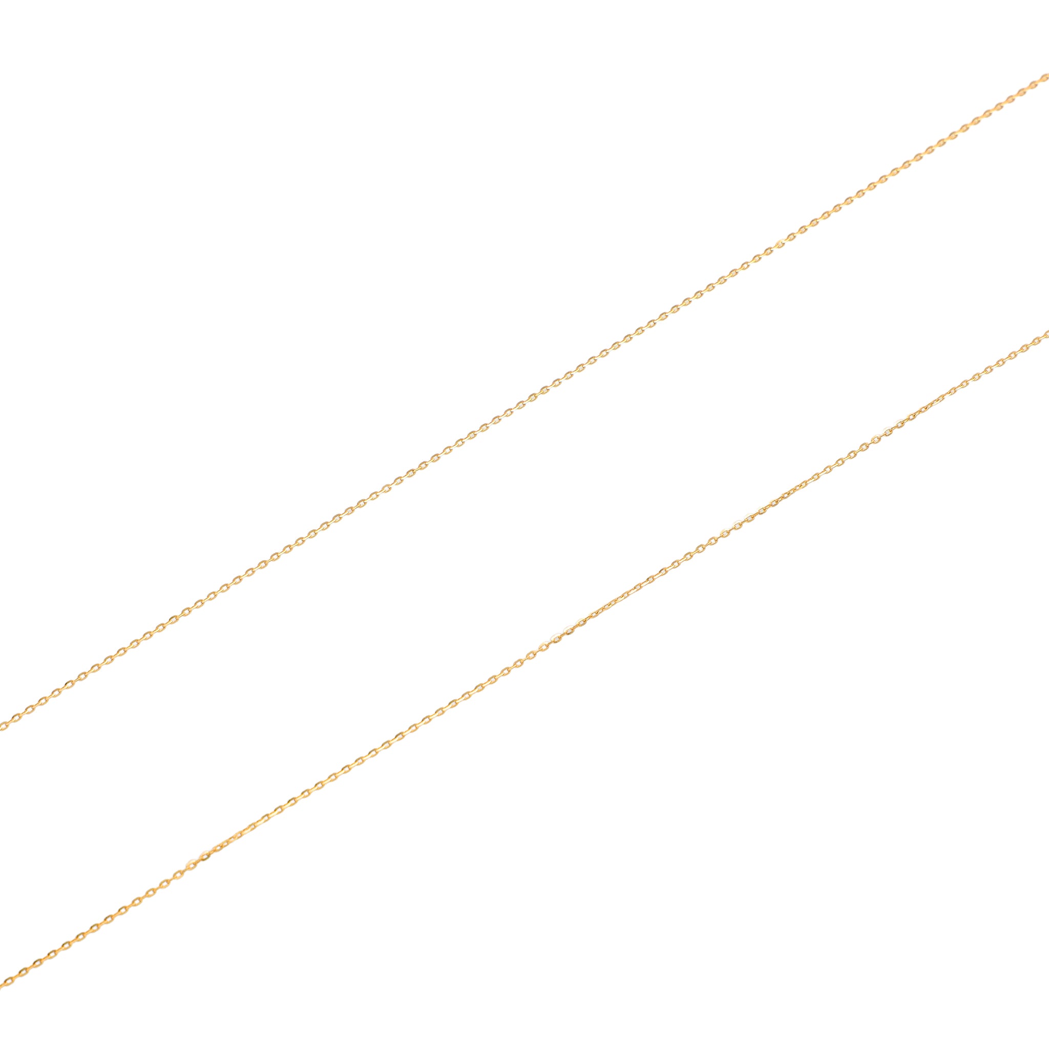 K18 シャインカット小豆0.25φ ネックレス 60cm