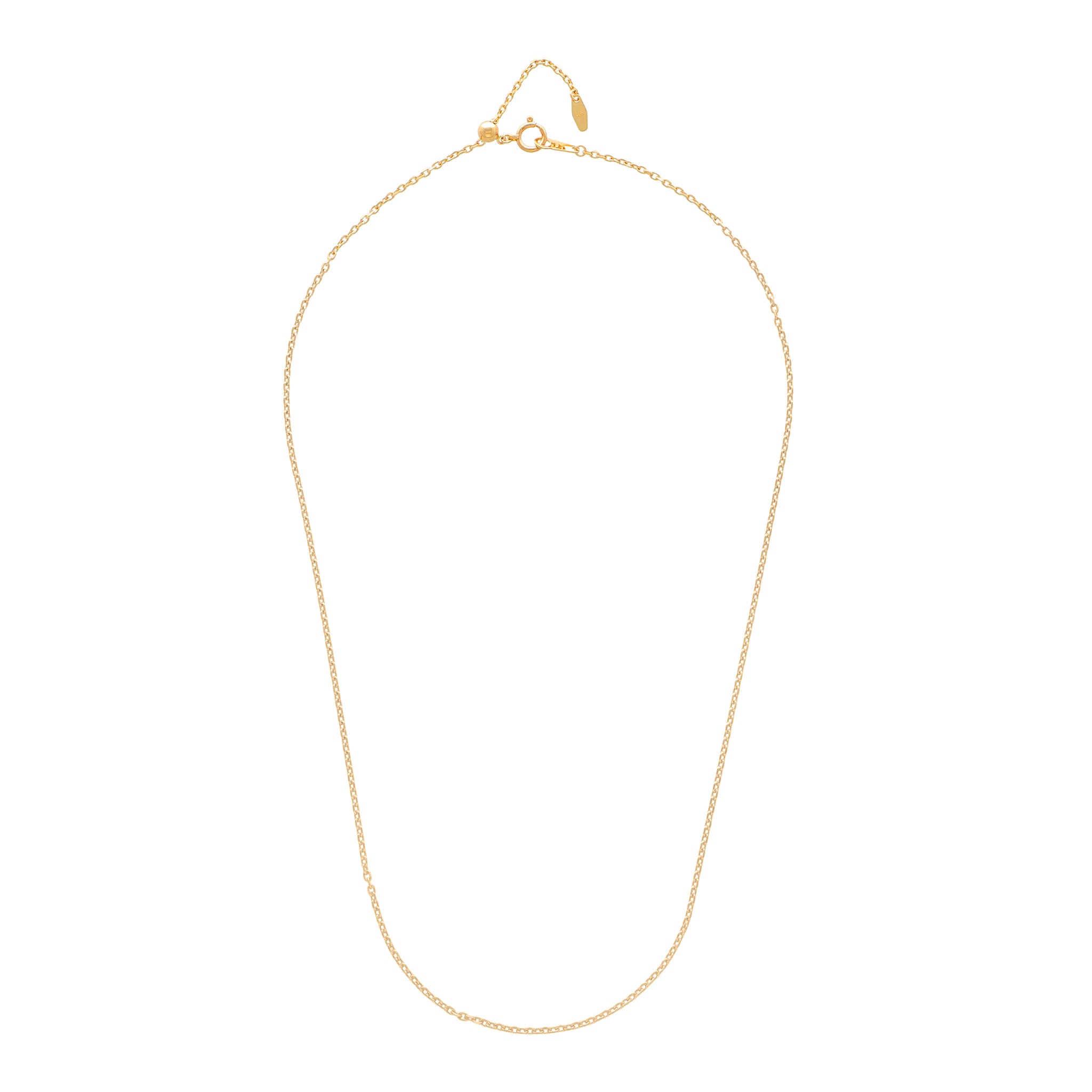 K18 小豆0.45φ ネックレス 45cm