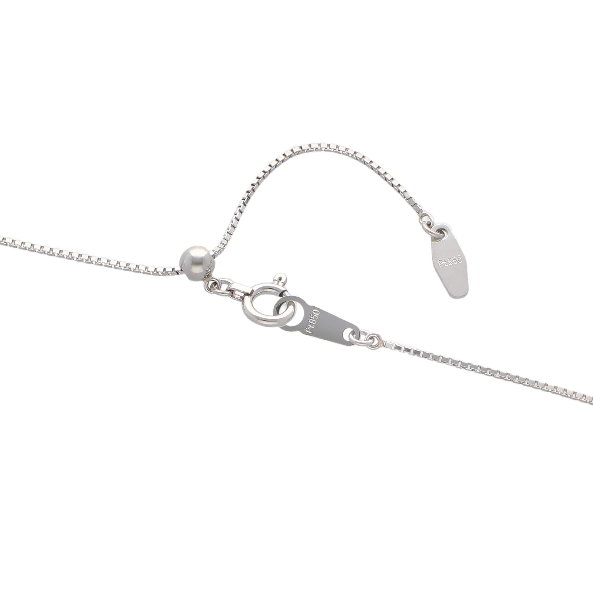Pt850 ベネチアン0.6φ ネックレス 45cm
