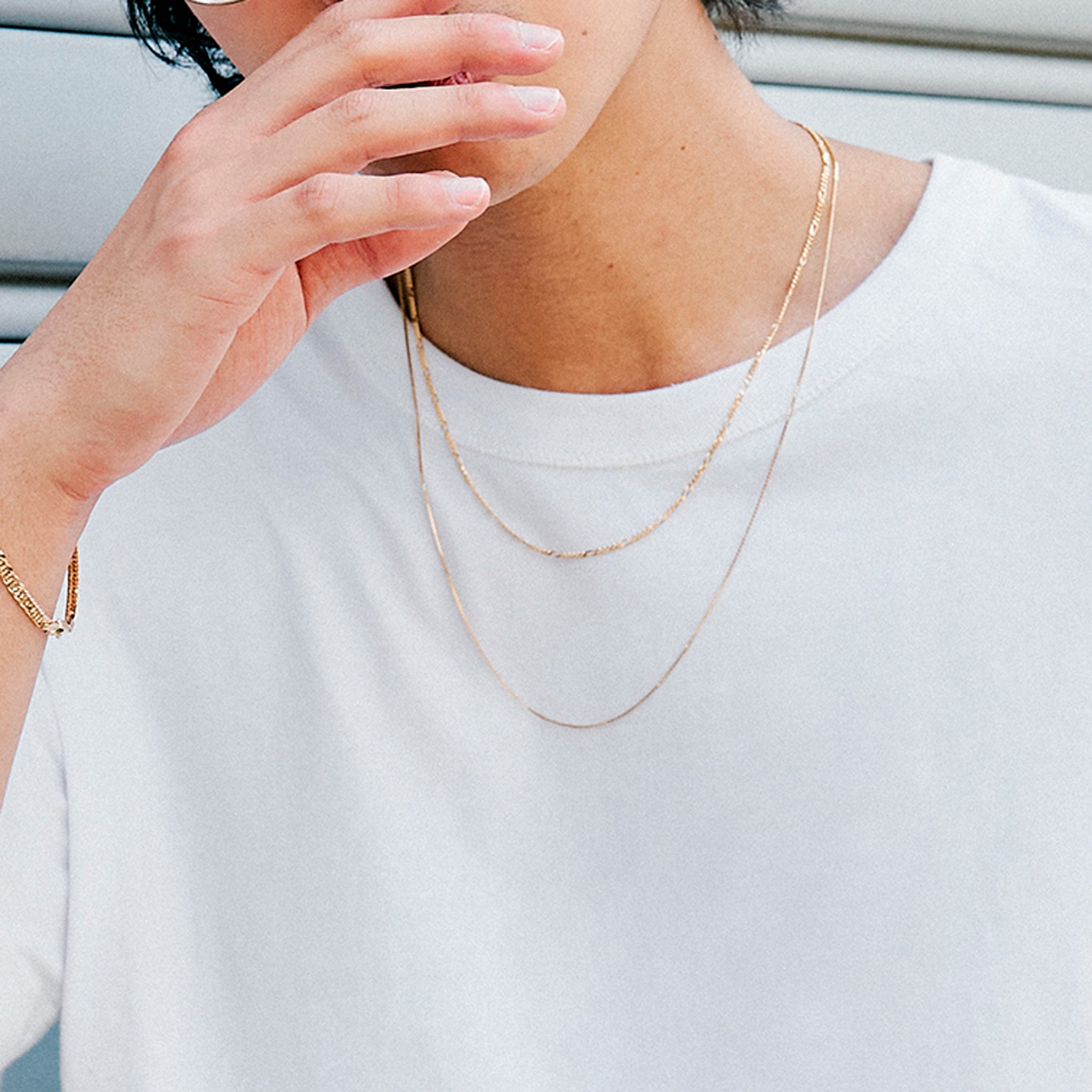 K18 フィガロ0.6φ ネックレス 50cm