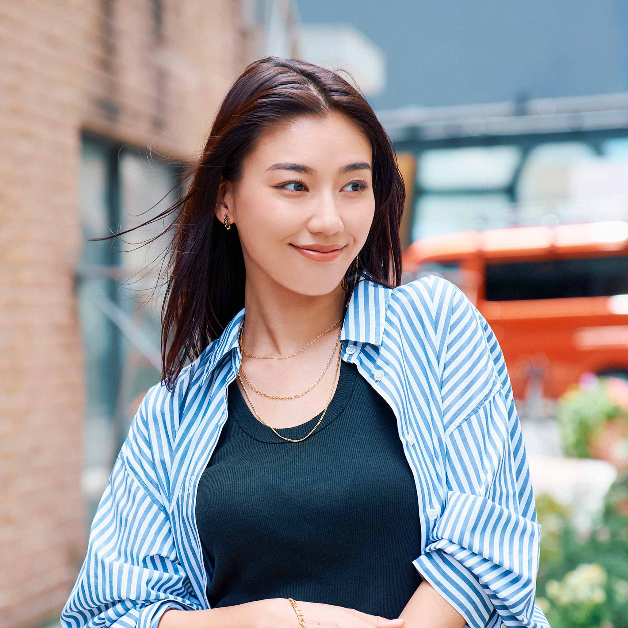 K18 小豆S/L 0.4φ ネックレス 40cm