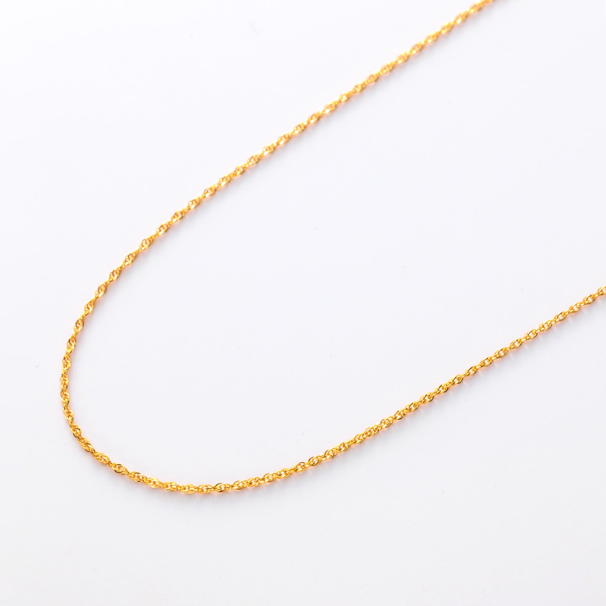 K24 縄角線 0.25φ ネックレス 45cm