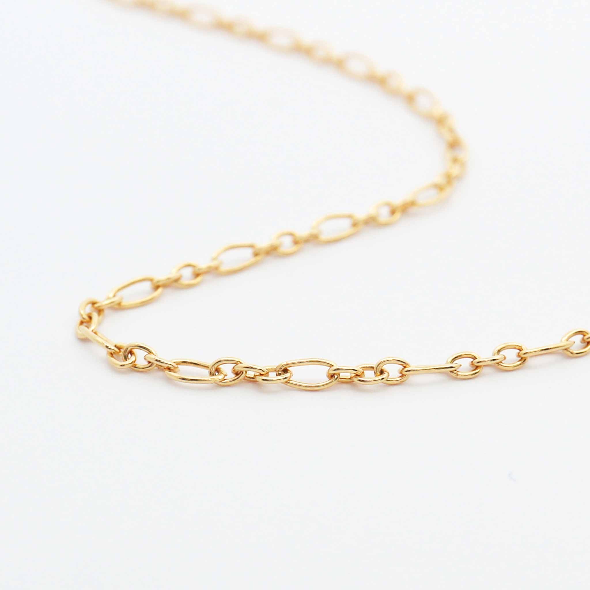 K18 小豆S/L 0.4φ ブレスレット 18cm