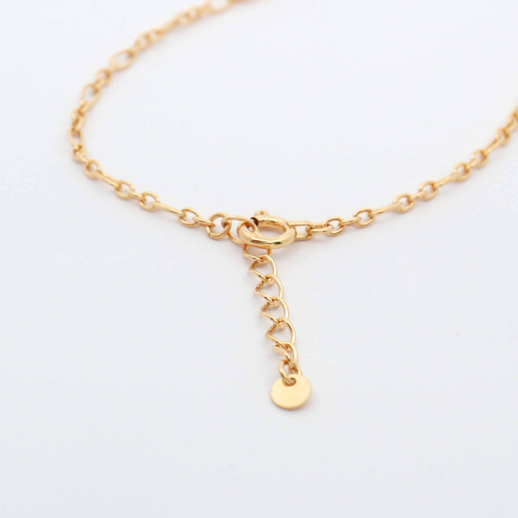 K18 小豆S/L 0.4φ ブレスレット 18cm