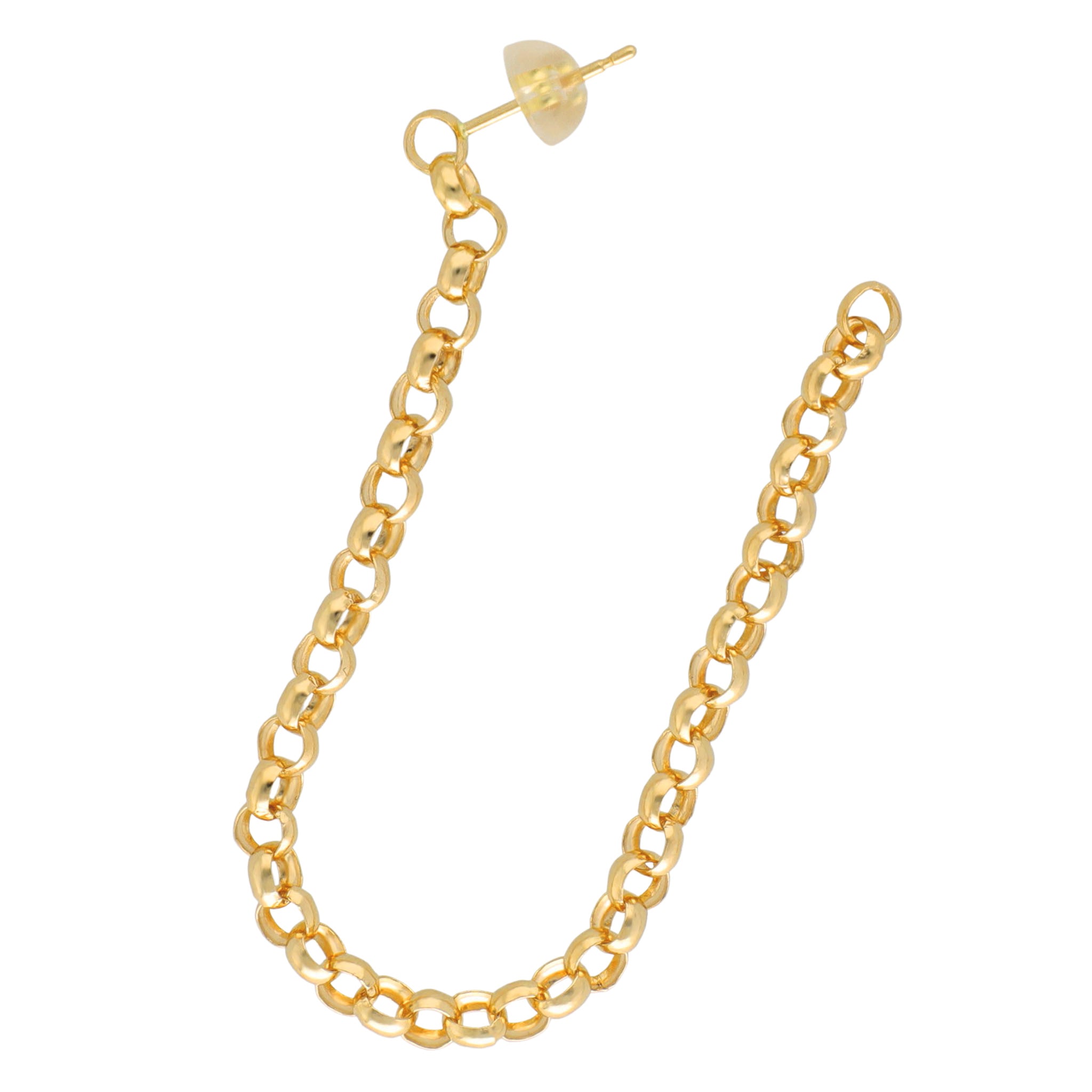 K18 ベルチャー ハーフピアス (片耳)