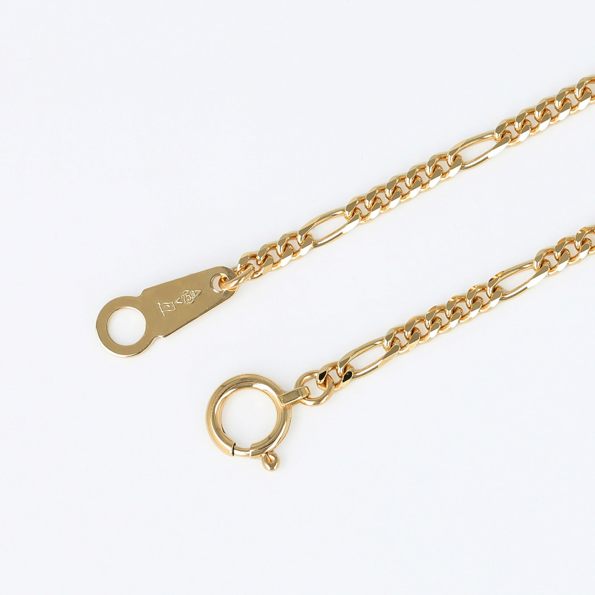 K18 フィガロ0.6φ ネックレス 50cm