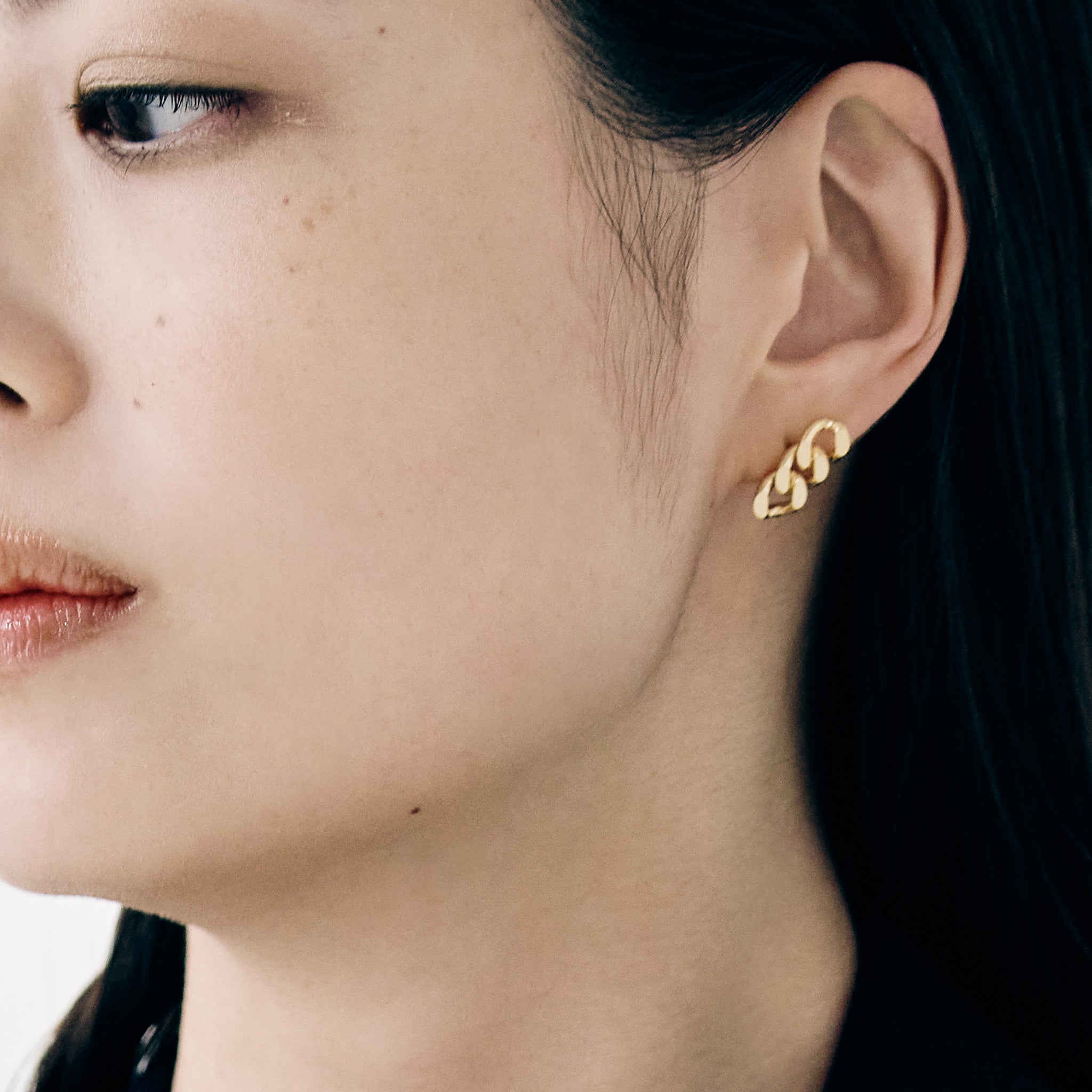 K18 喜平2.0φ ハーフピアス (片耳)