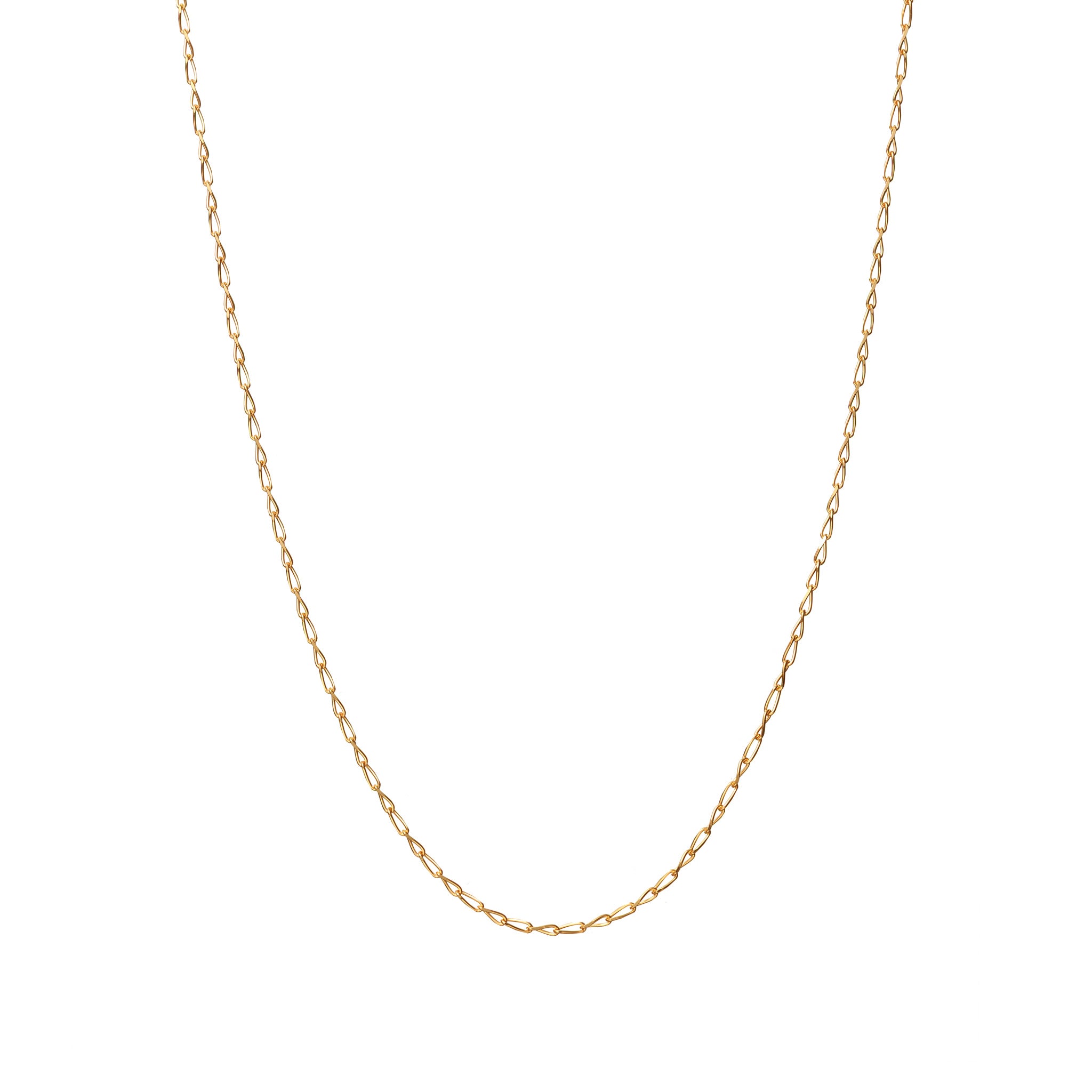 K18 ロングタネルカット 0.4φ ネックレス 40cm
