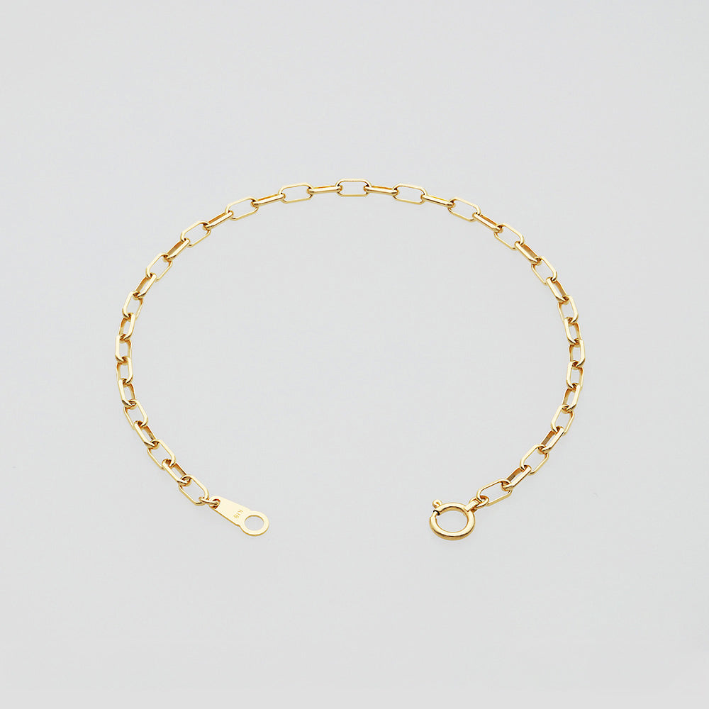 K18 スモールミラーノ ブレスレット 20㎝