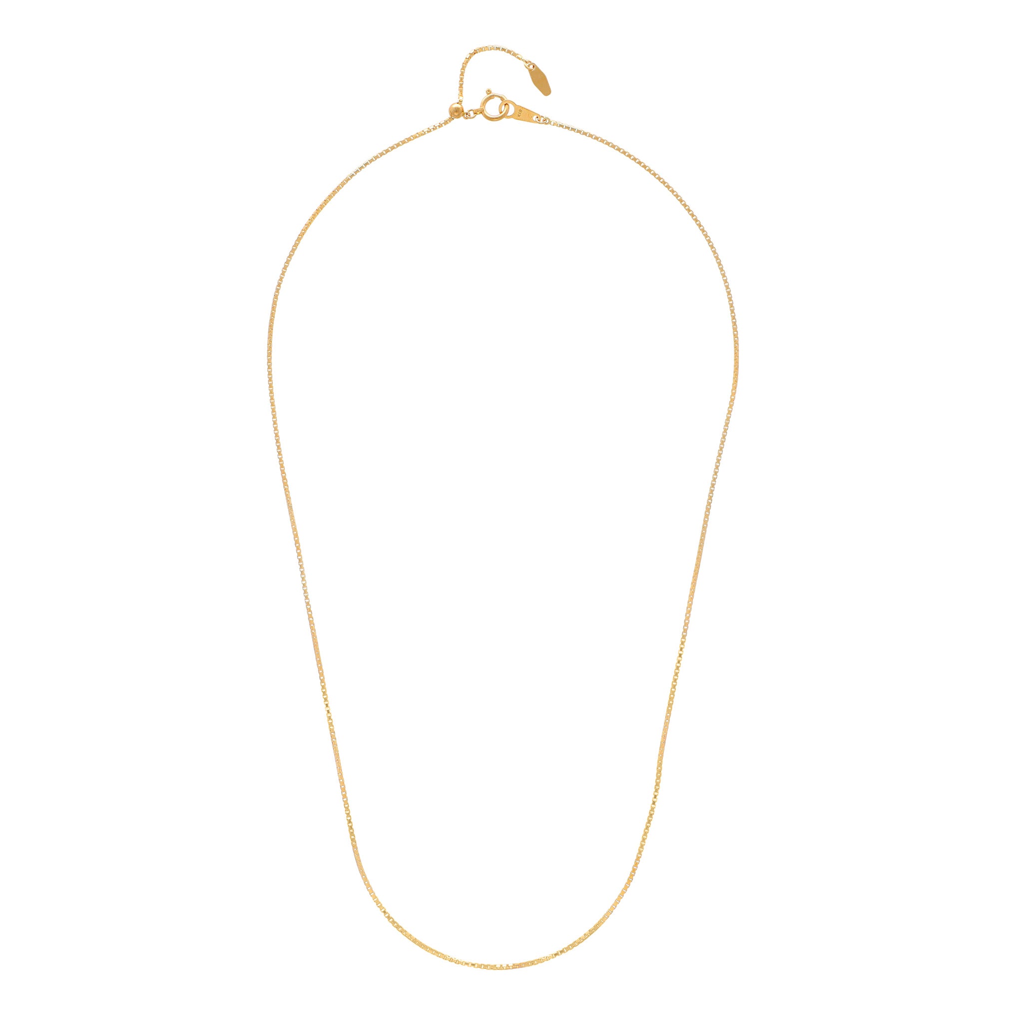 K18 ベネチアン1.0φ ネックレス 50cm