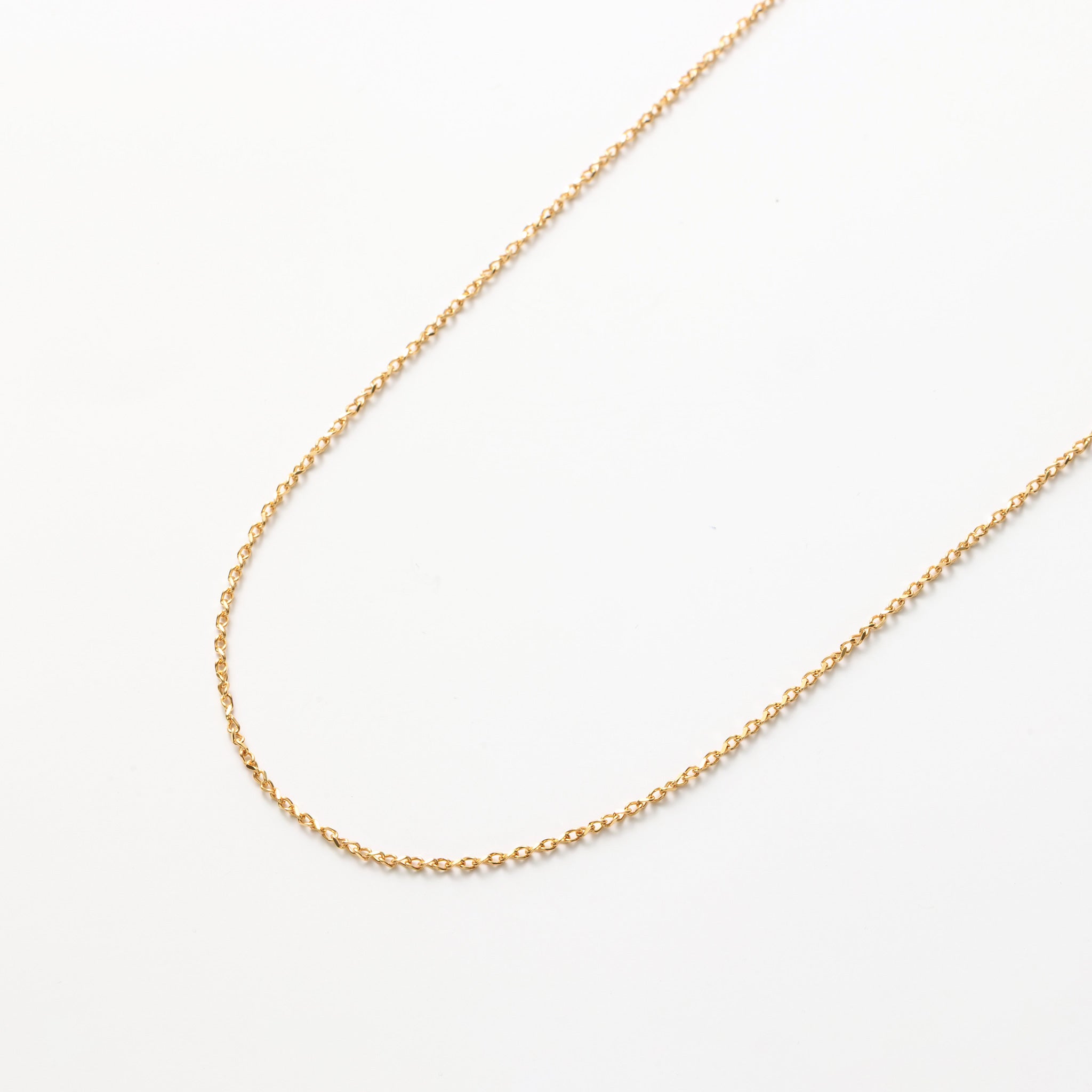 K18 タネルカット 0.4φ ネックレス 40cm