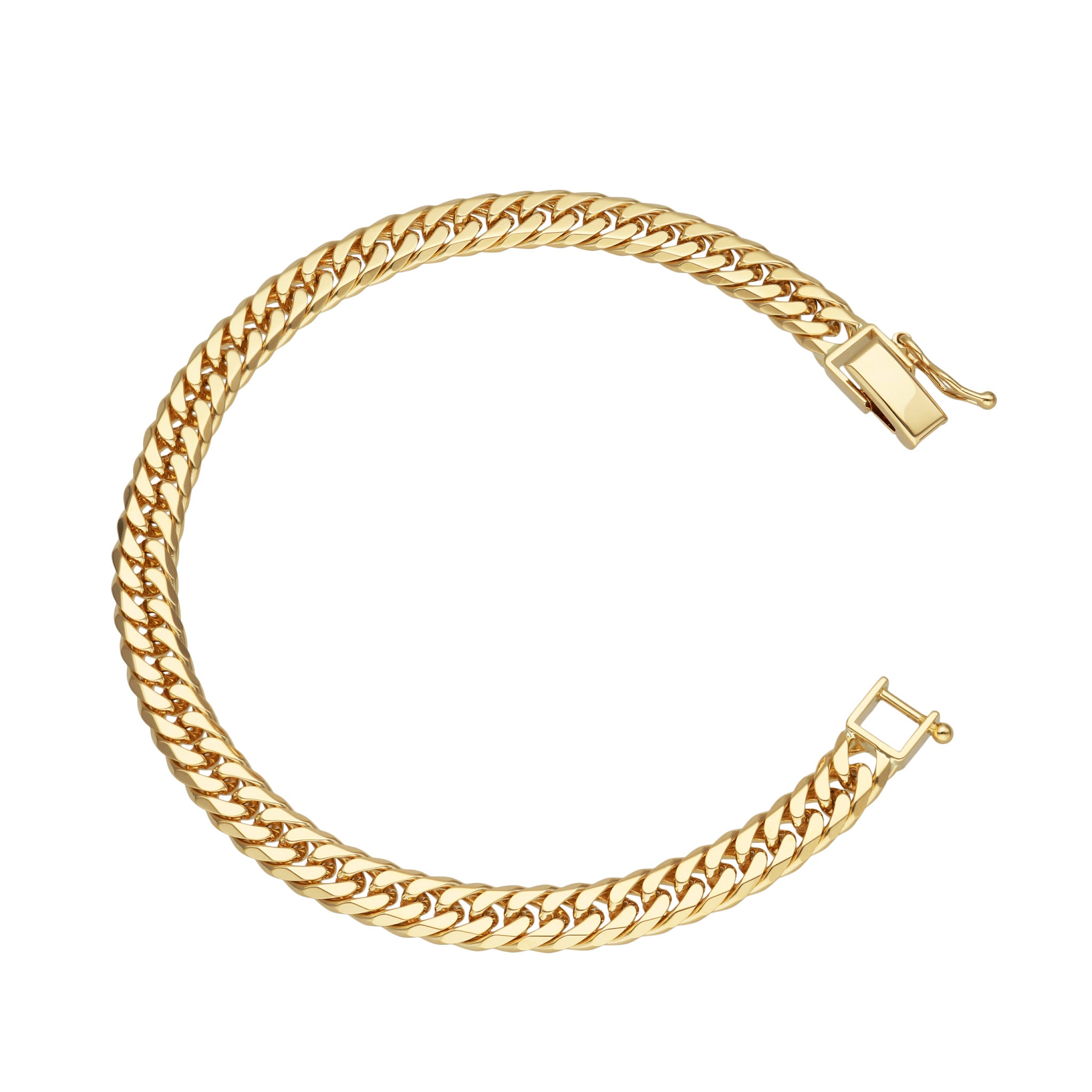 K18 ダブル6面喜平 ブレスレット 18cm20g