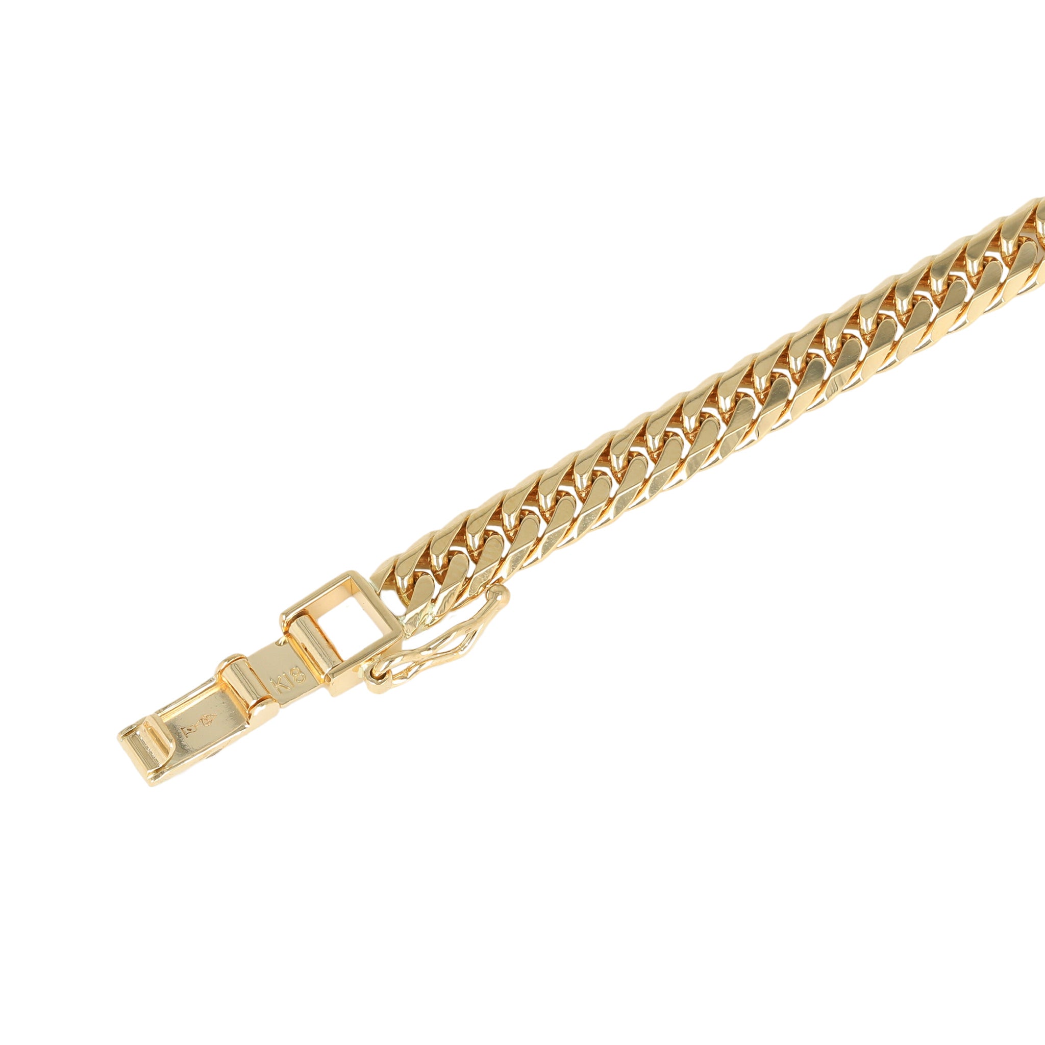 K18 ダブル6面喜平 ブレスレット 20cm20g