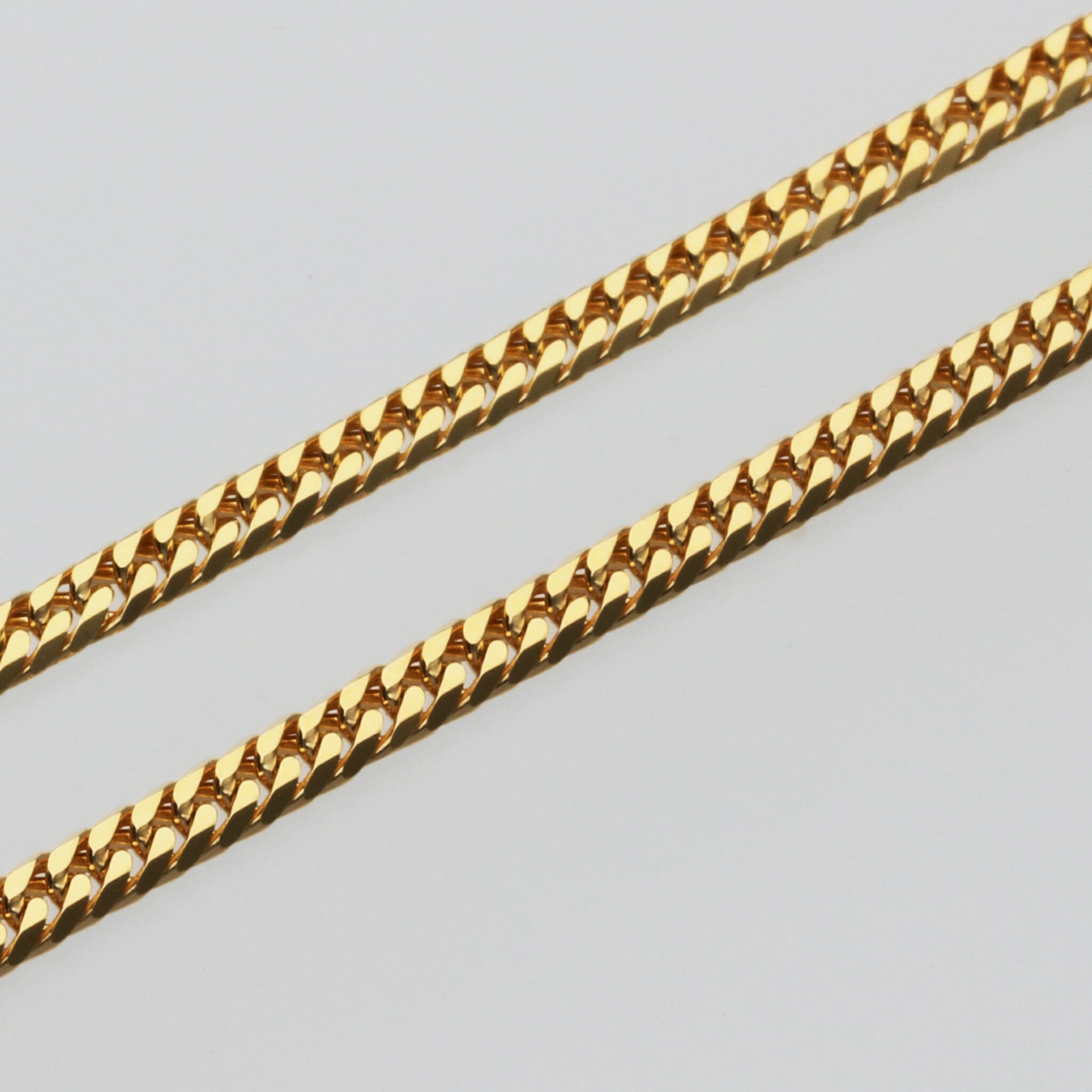 K18 ダブル6面喜平 ネックレス 50cm10g