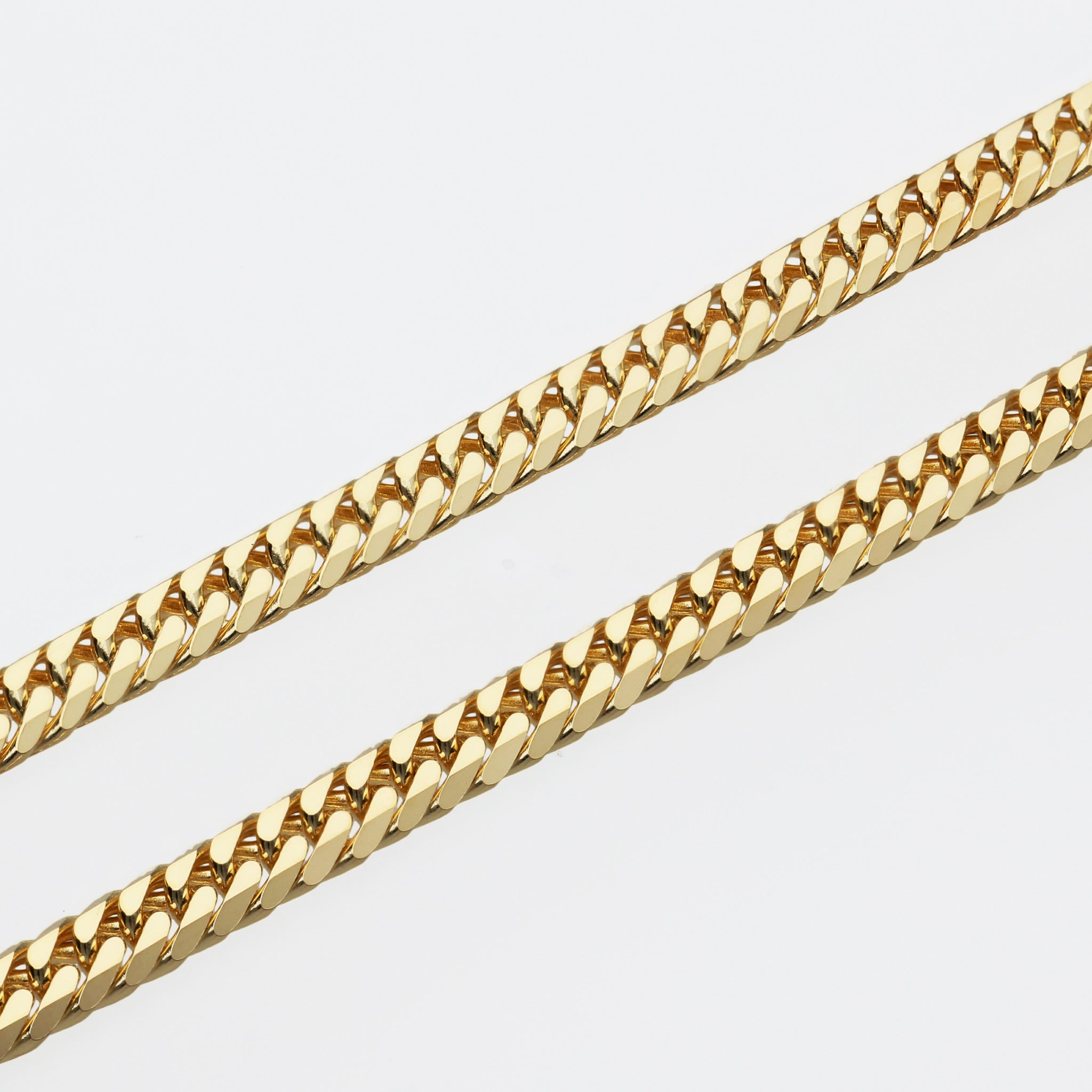 K18 ダブル6面喜平 ネックレス 50cm30g