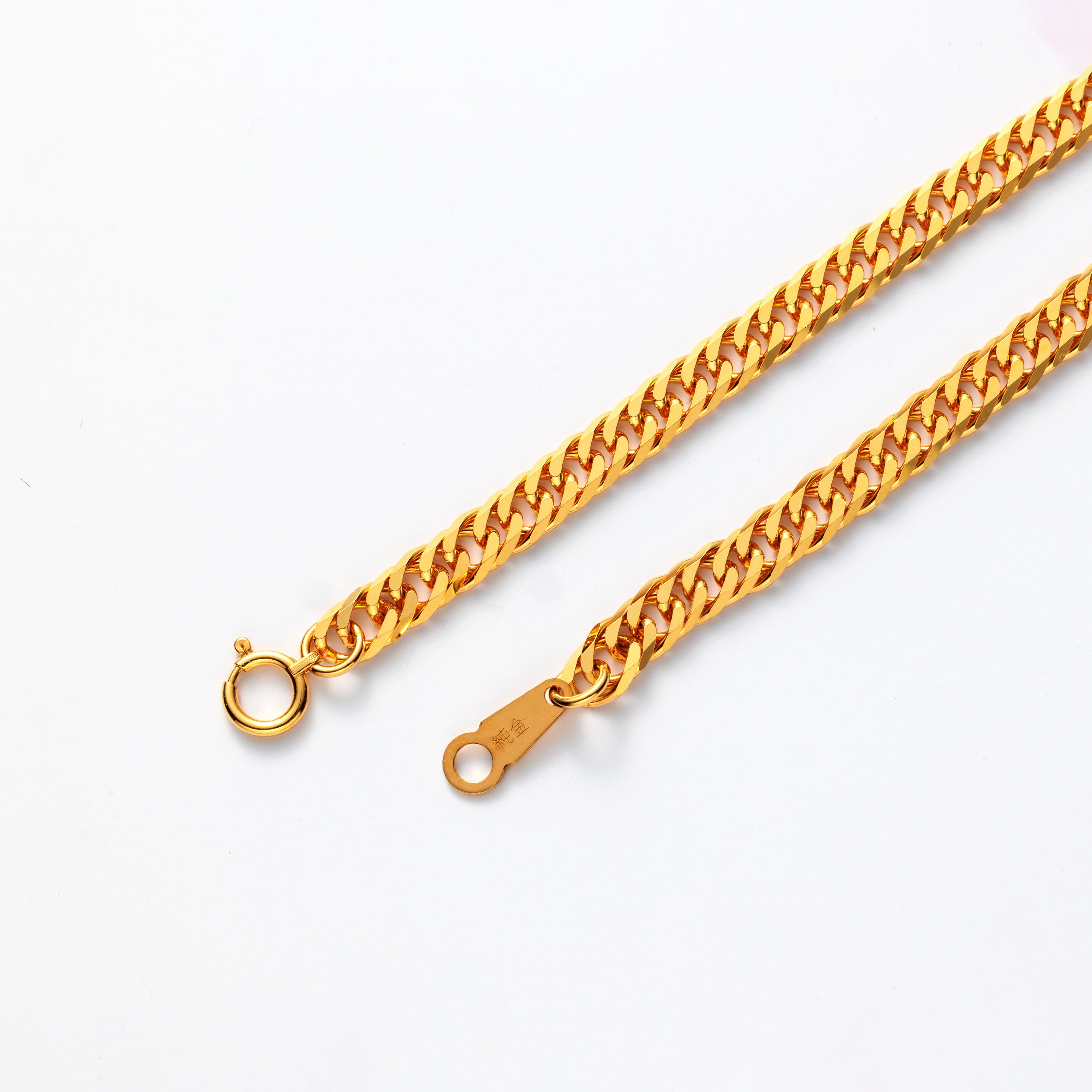 K24 ダブル6面喜平 ブレスレット 20cm11g