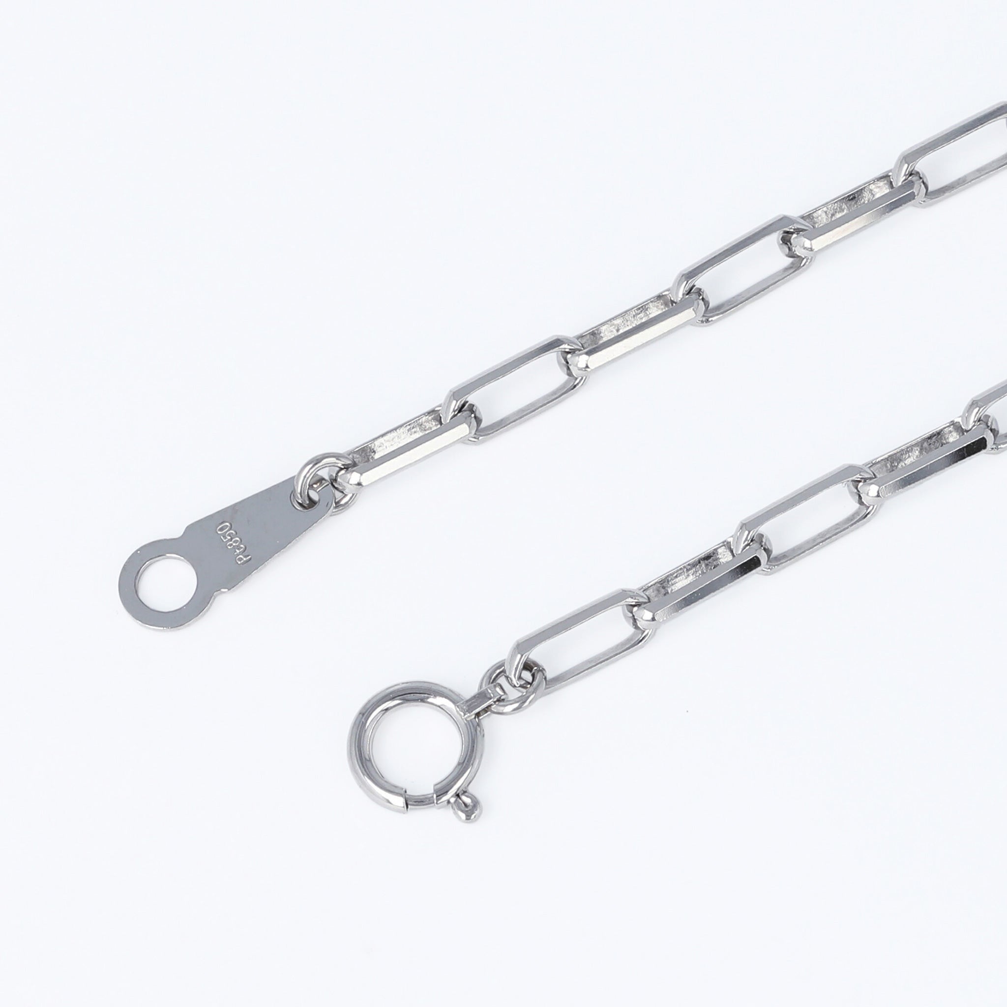 Pt850 ミラーノ ネックレス 50cm