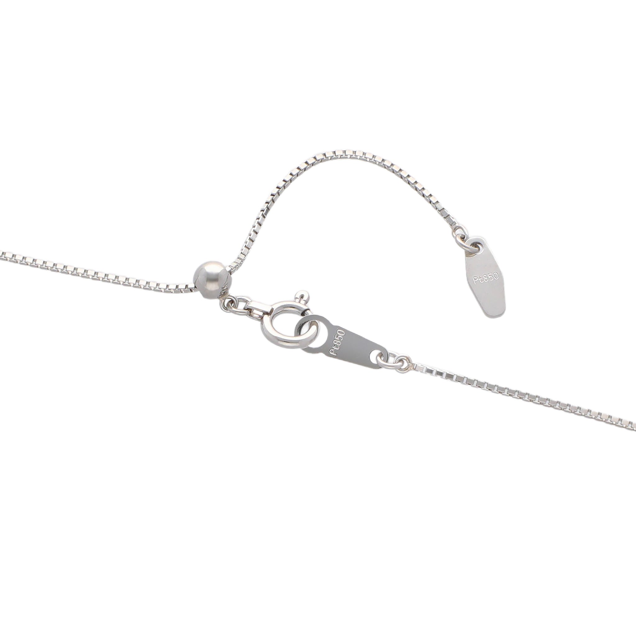 Pt850 ベネチアン0.8φ ネックレス 45cm