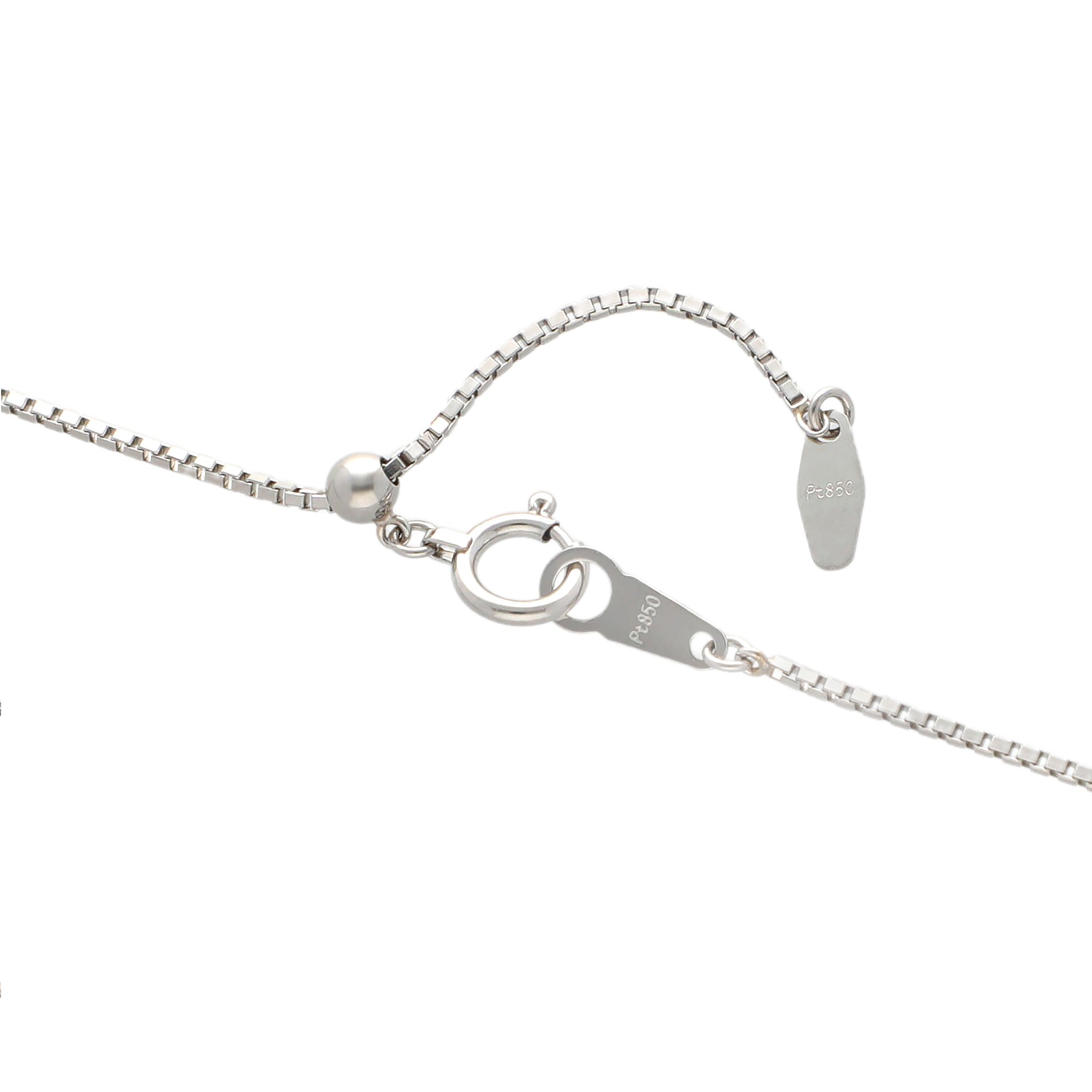 Pt850 ベネチアン1.0φ ネックレス 45cm