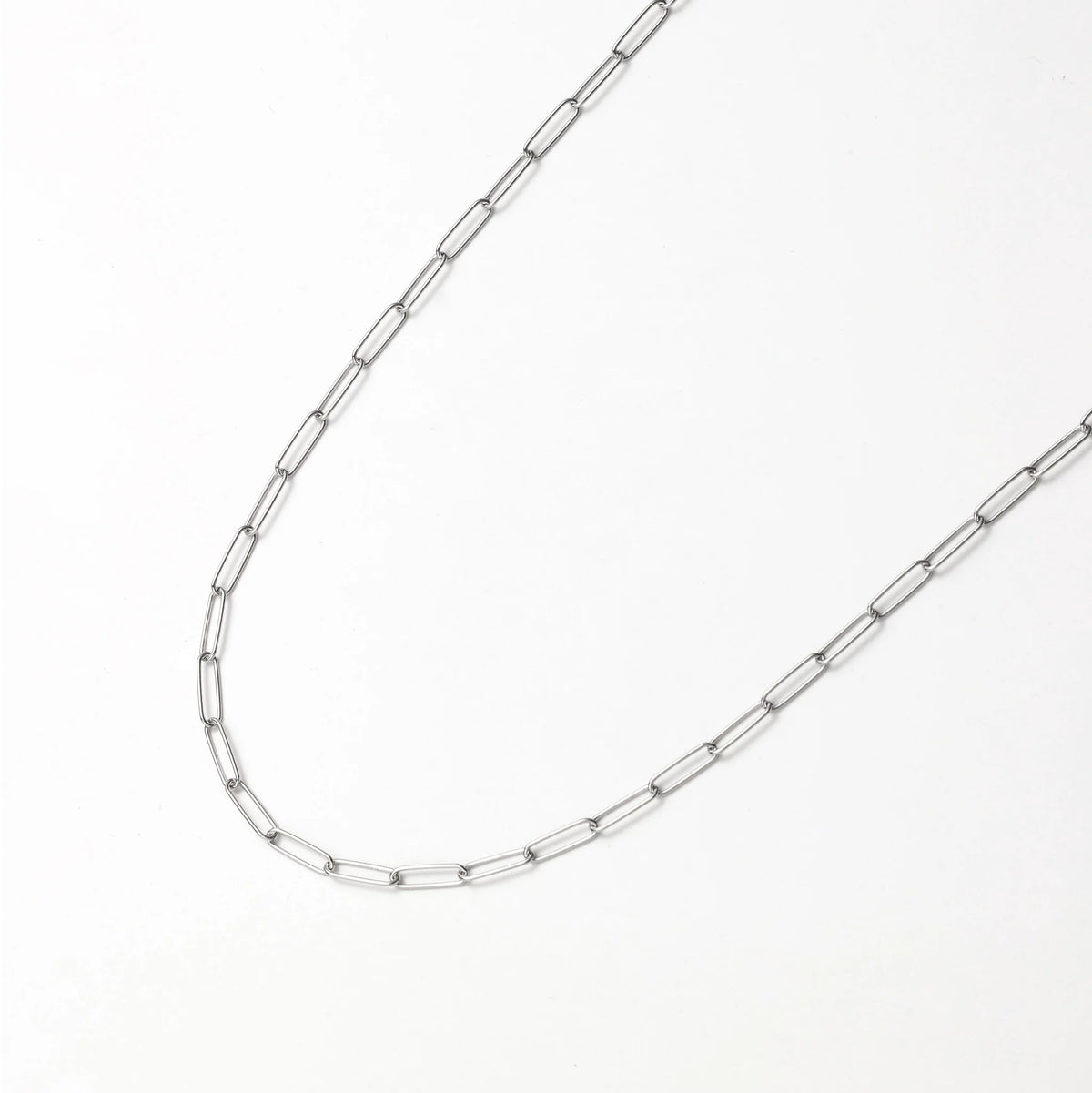 Pt850 トラックチェーン0.5φ ネックレス(長さオーダー)※2~3週間程度でお届け予定