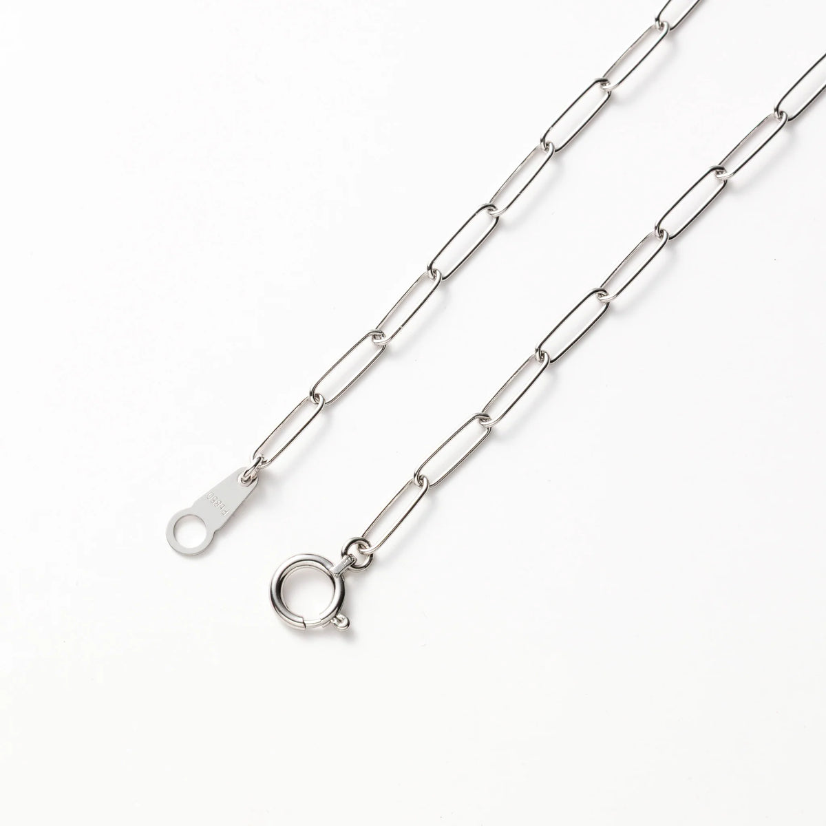 Pt850 トラックチェーン0.5φ ネックレス(長さオーダー)※2~3週間程度でお届け予定