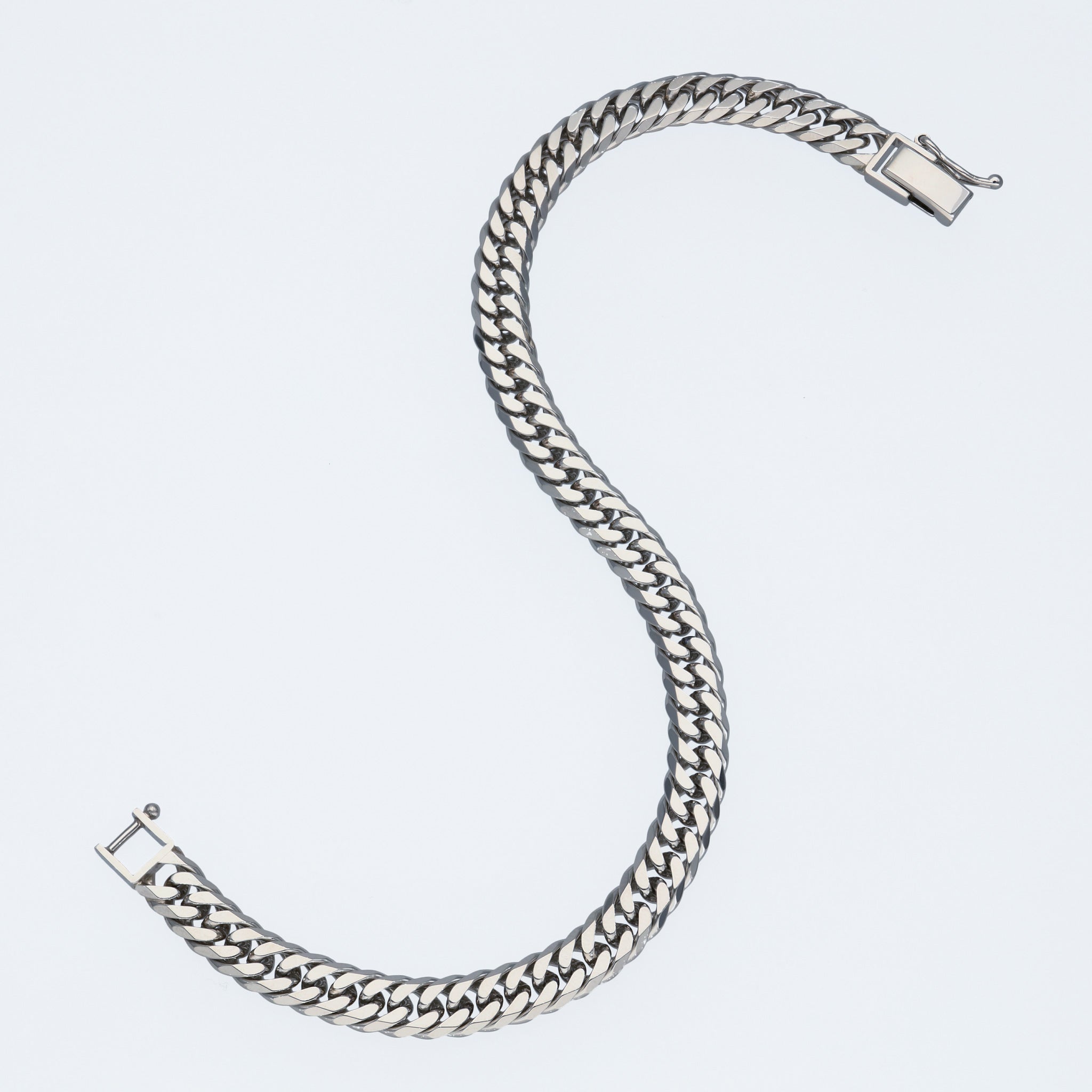 Pt850 ダブル6面喜平 ブレスレット 20cm30g