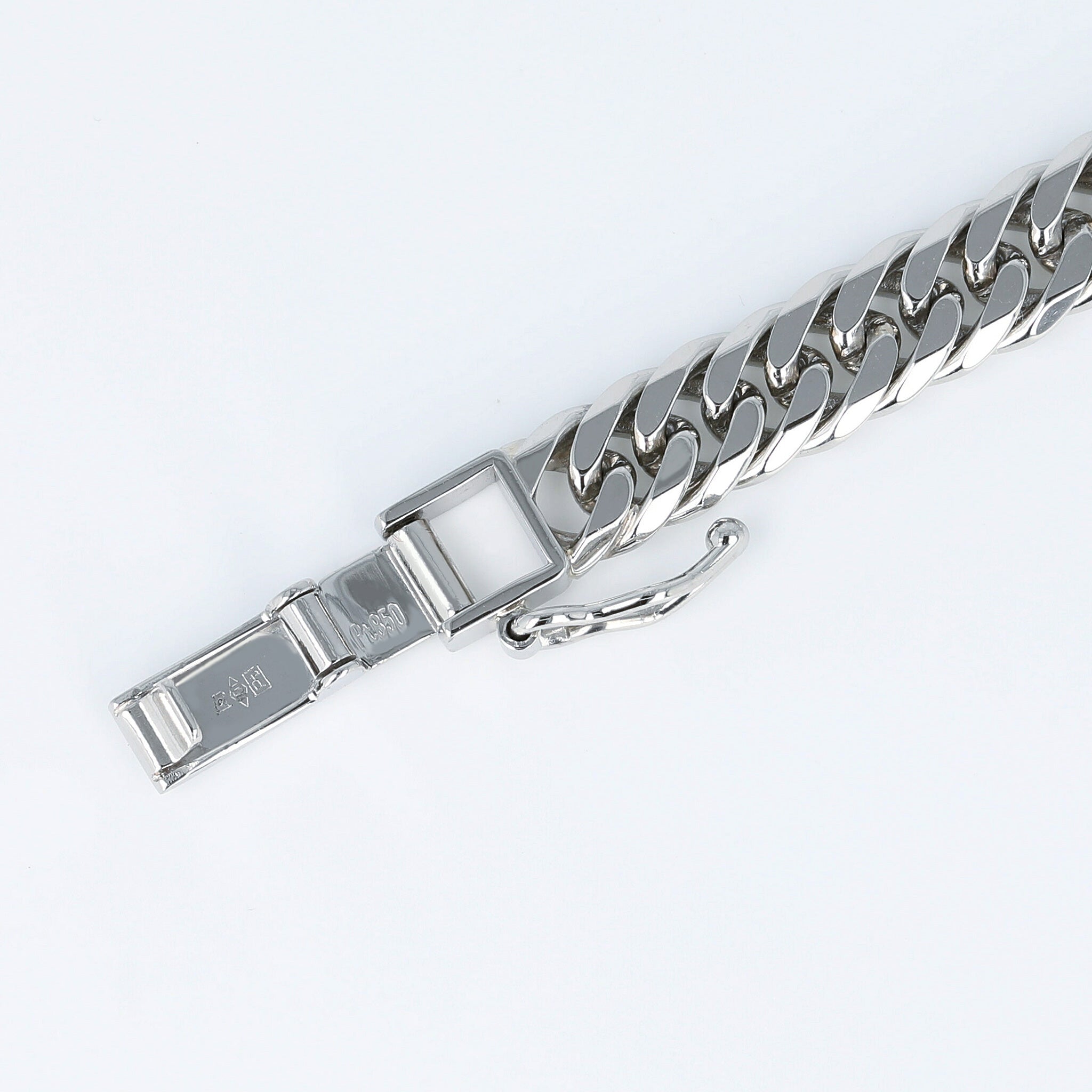 Pt850 ダブル6面喜平 ブレスレット 20cm30g
