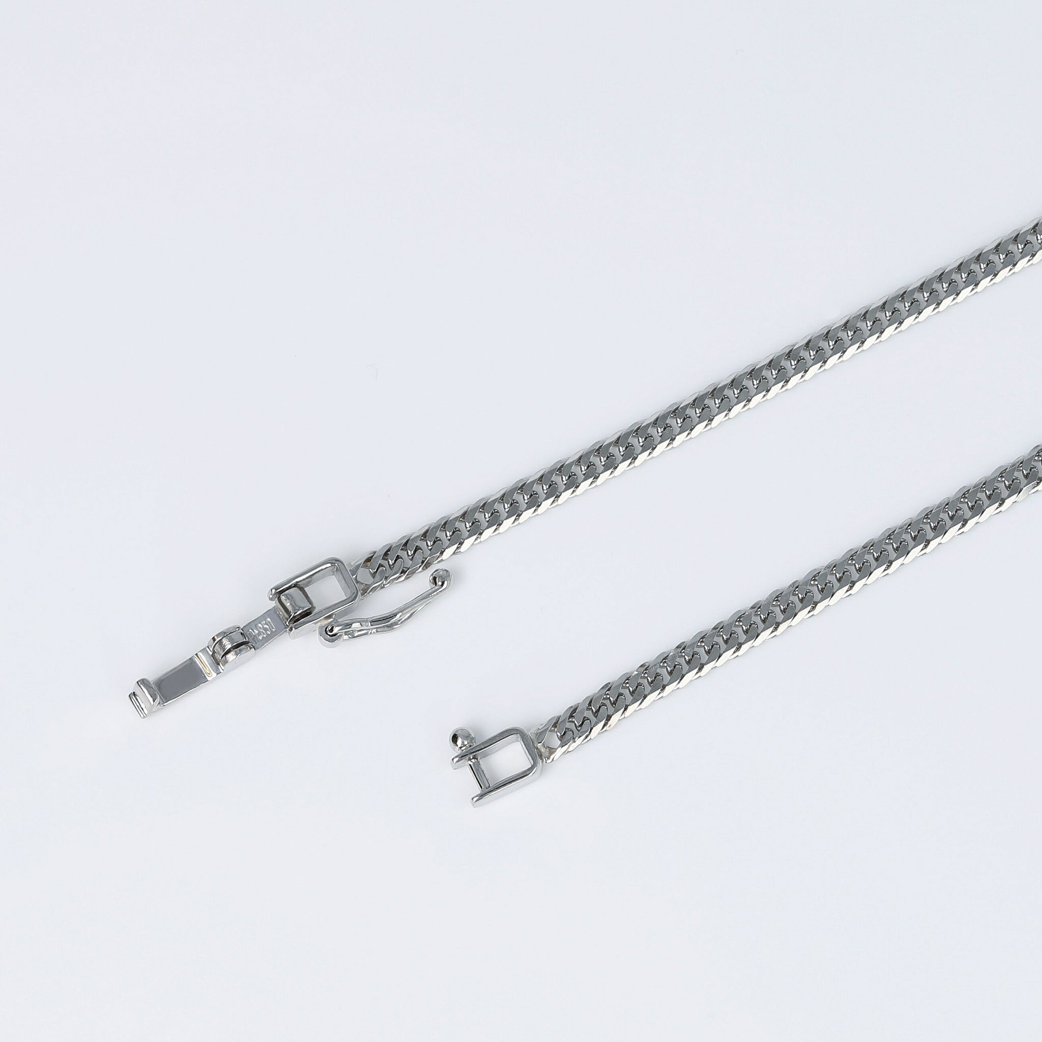 Pt850 ダブル6面喜平 ネックレス 50cm11g