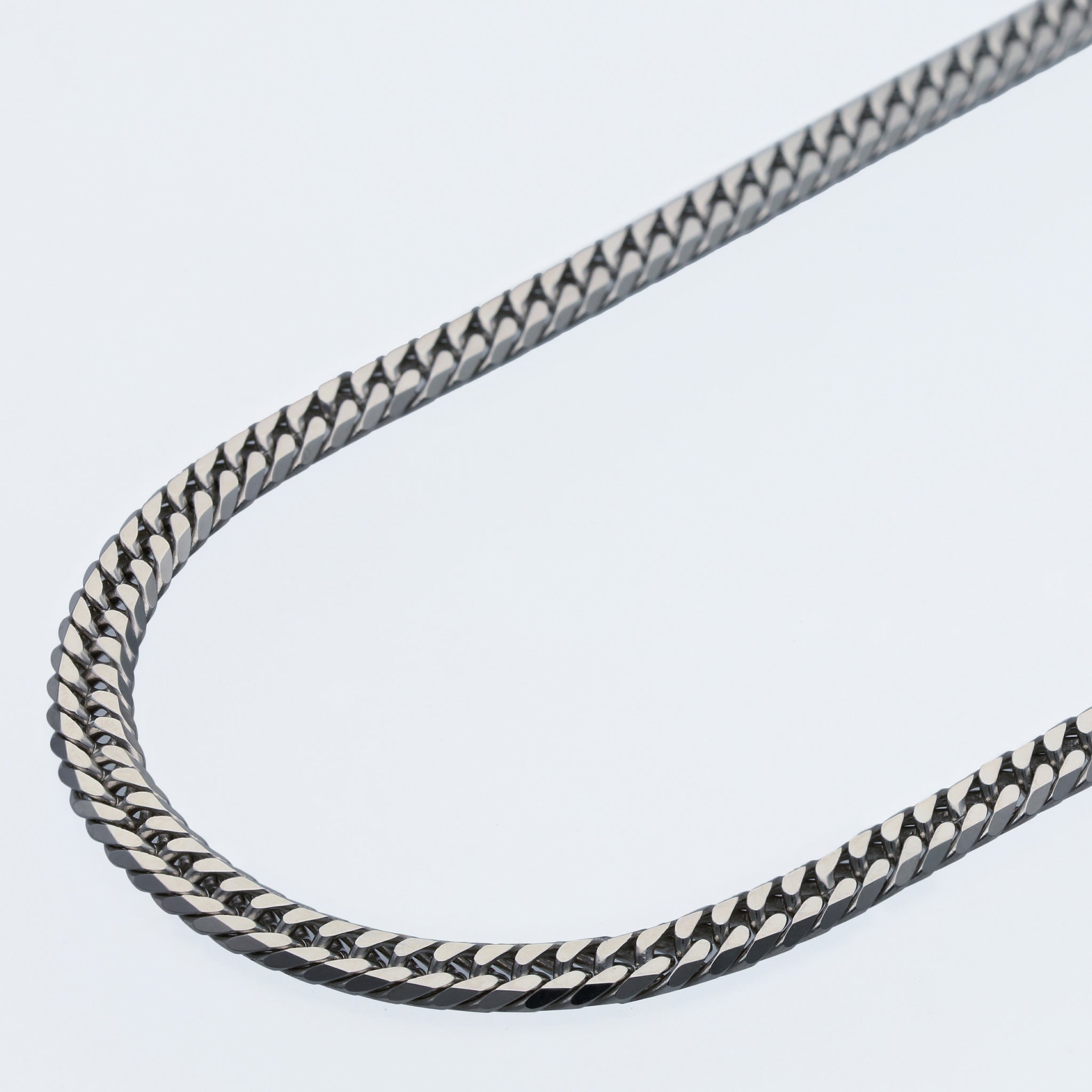 Pt850 ダブル6面喜平 ネックレス 60cm30g