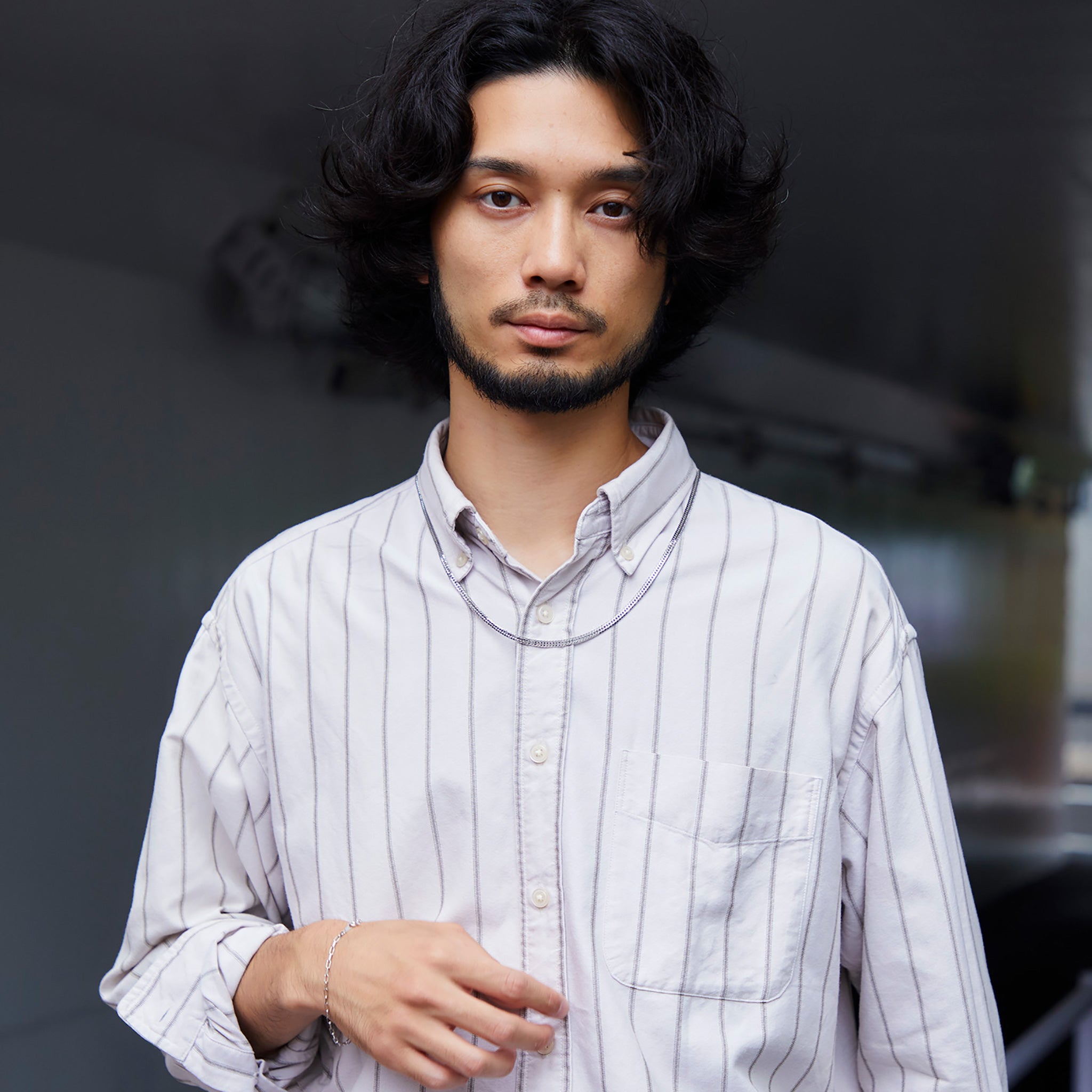 Pt850 ダブル6面喜平 ネックレス 60cm30g