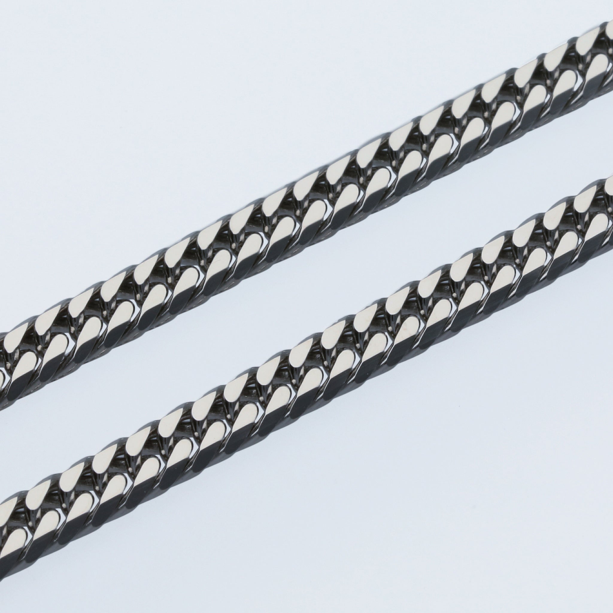 Pt850 ダブル6面喜平 ネックレス 60cm50g
