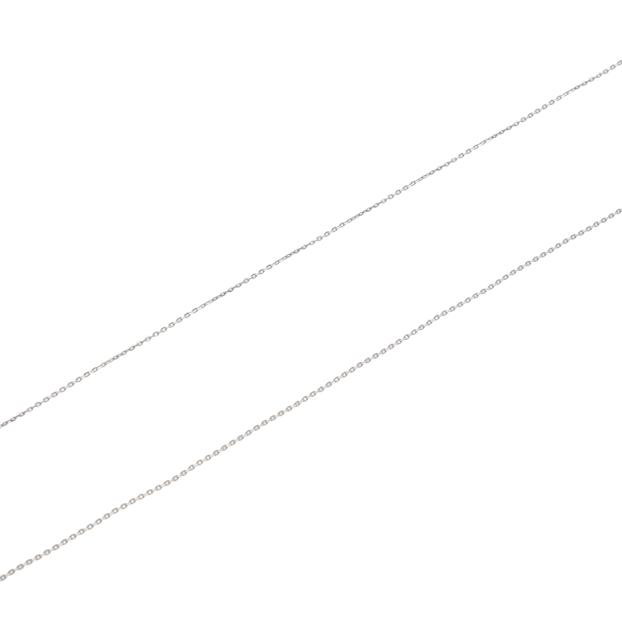 Pt850 シャインカット小豆0.22φ ネックレス 60cm