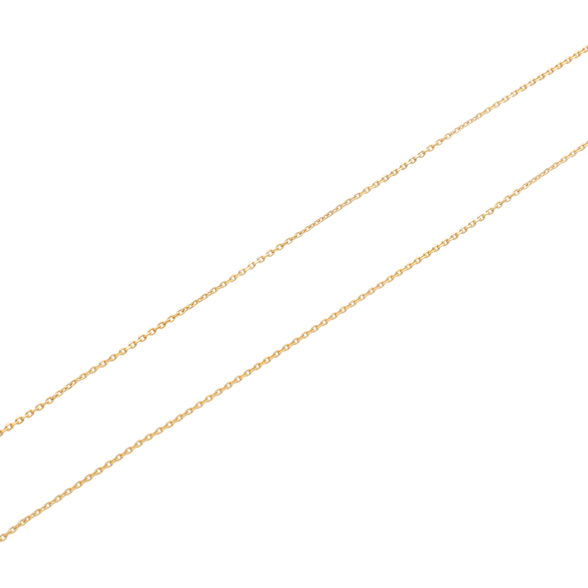 K18 小豆0.32φ ネックレス 60cm