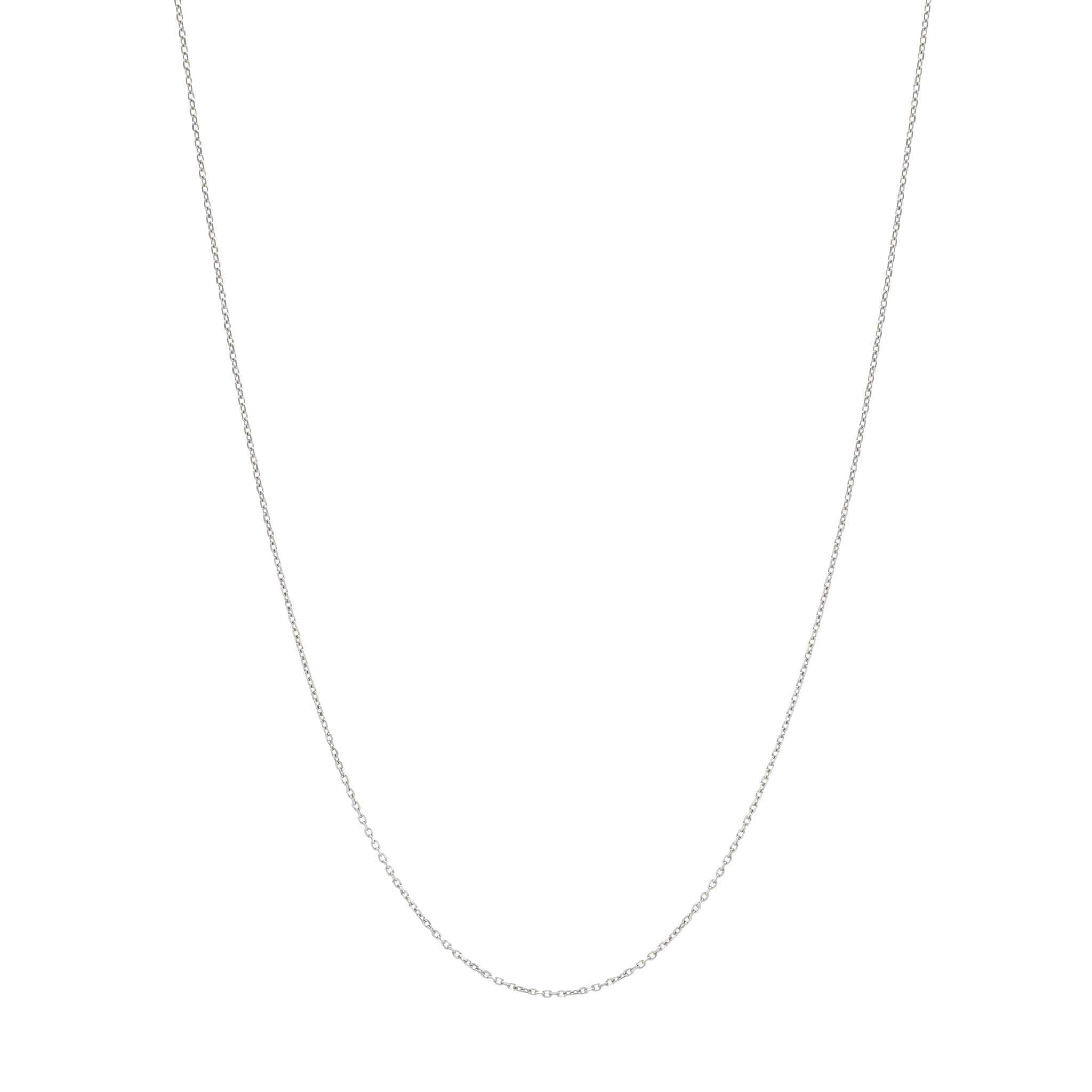 Pt850 小豆0.28φ ネックレス 45cm