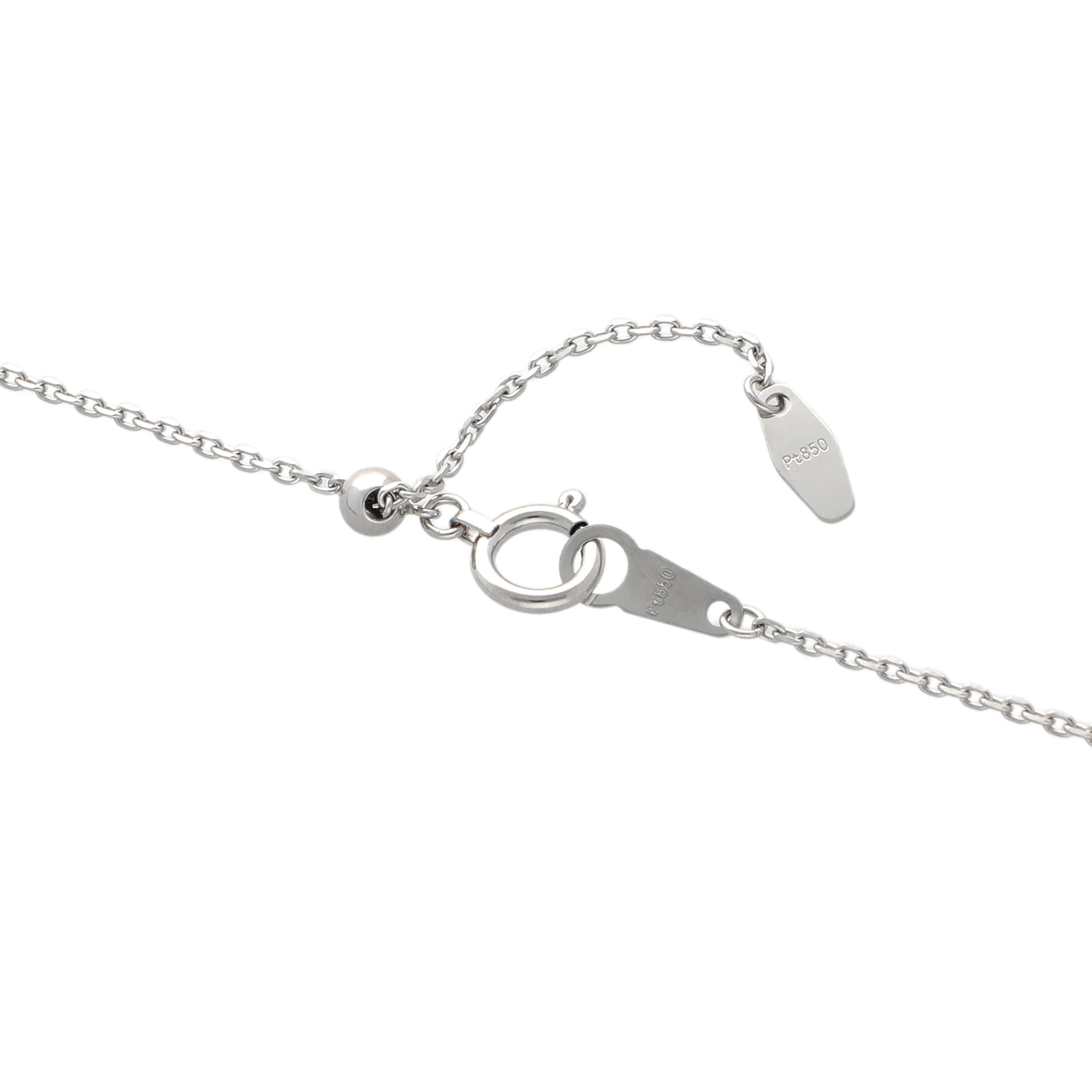 Pt850 小豆0.33φ ネックレス 45cm