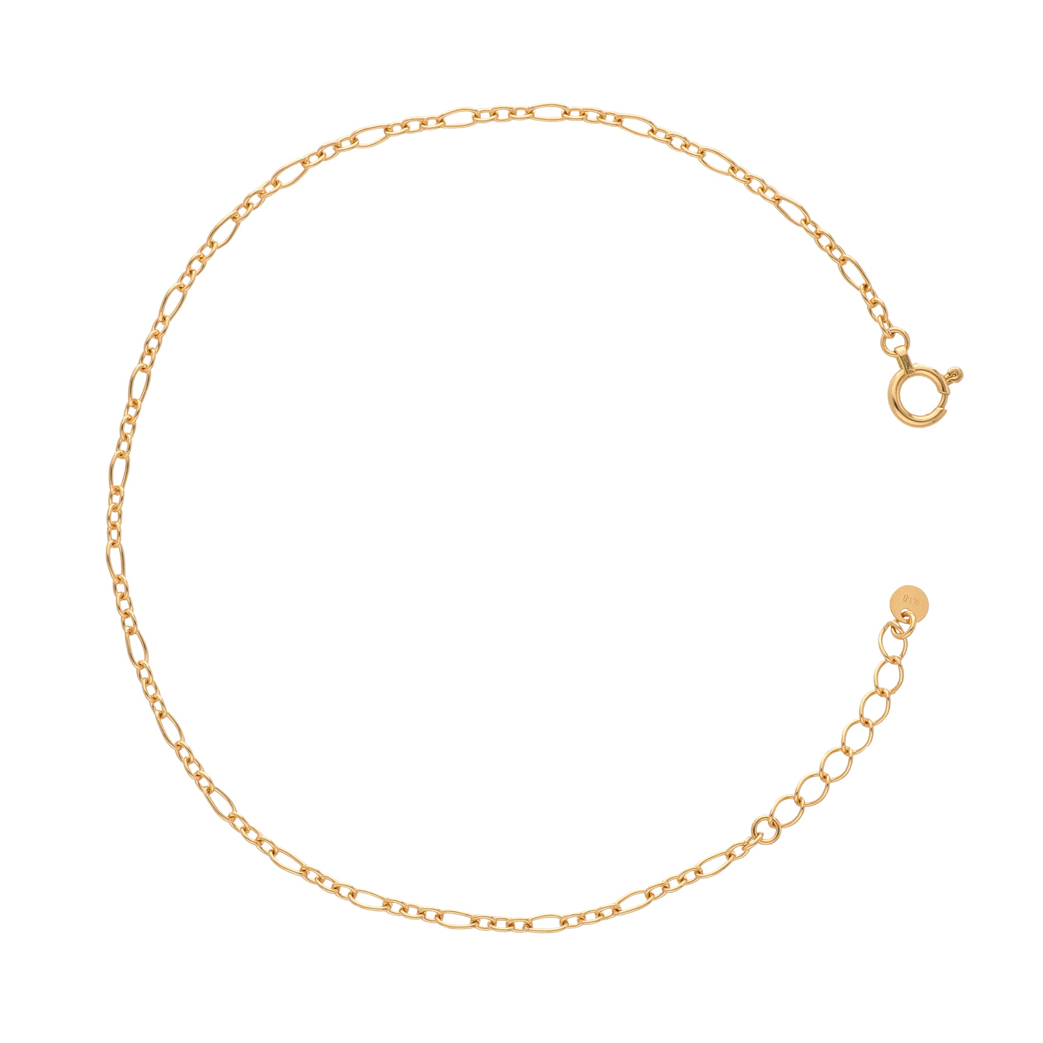 K18 小豆S/L 0.4φ ブレスレット 18cm