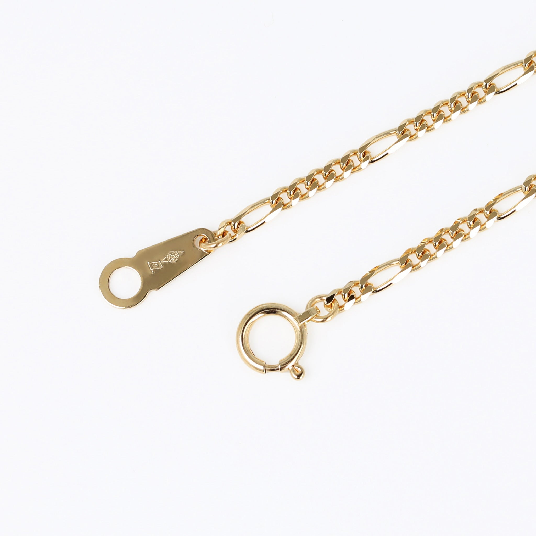 K18 フィガロ0.6φ ブレスレット 20cm