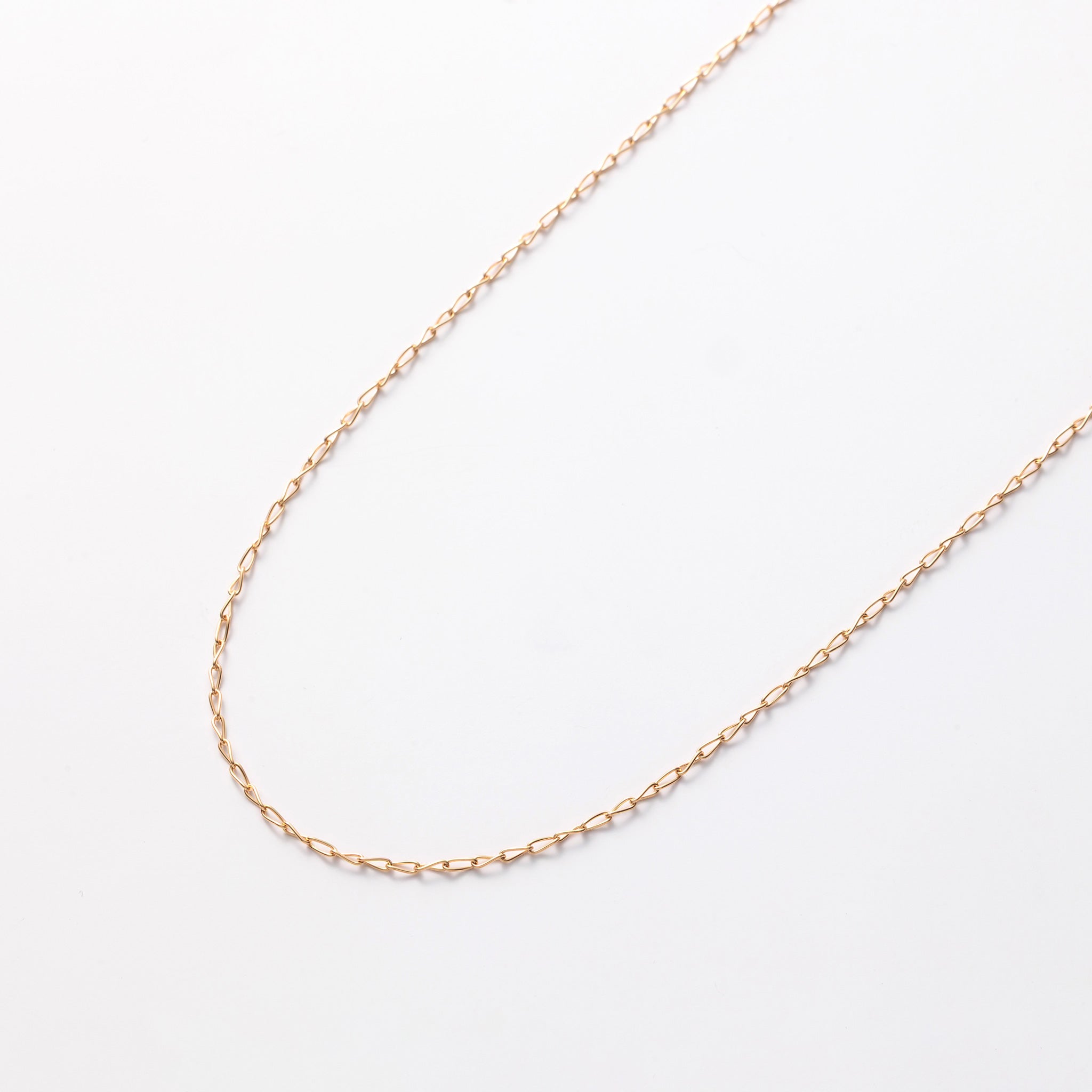 K18 ロングタネル 0.4φ ネックレス 40cm