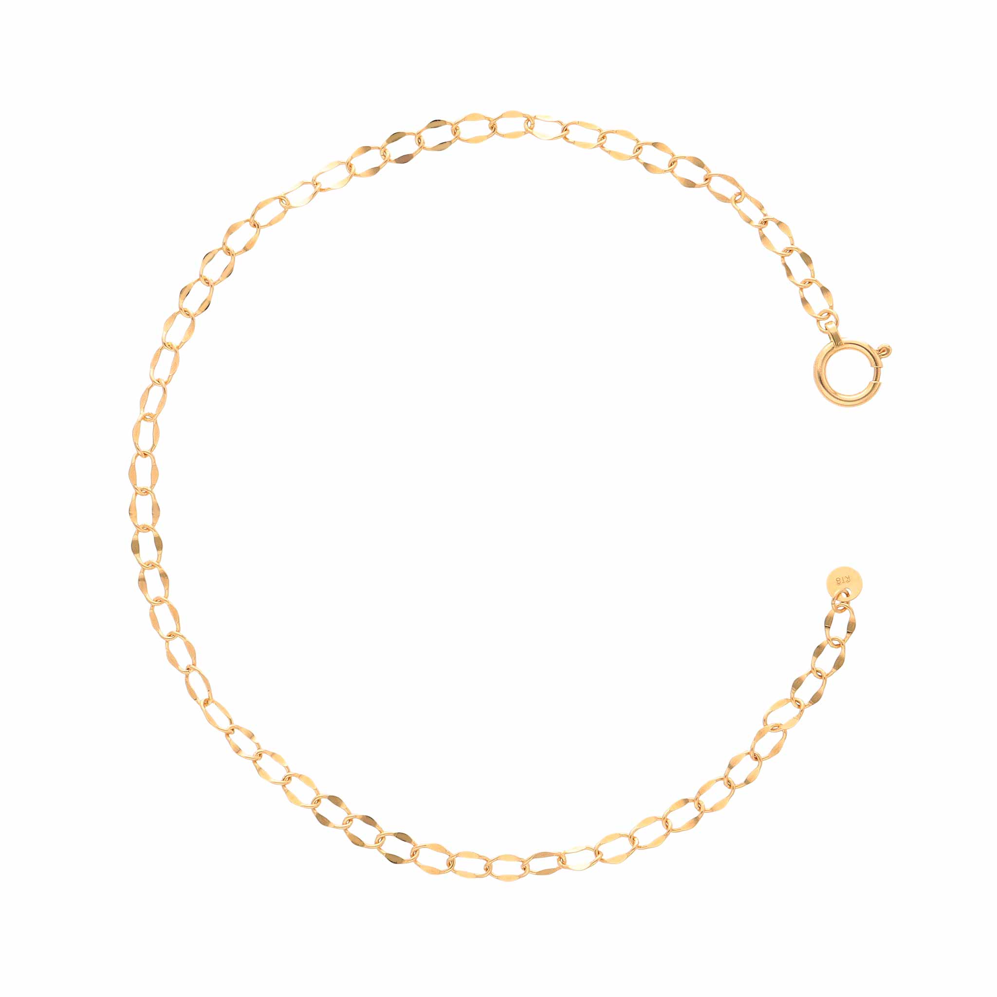 K18 シープレス ブレスレット 18cm