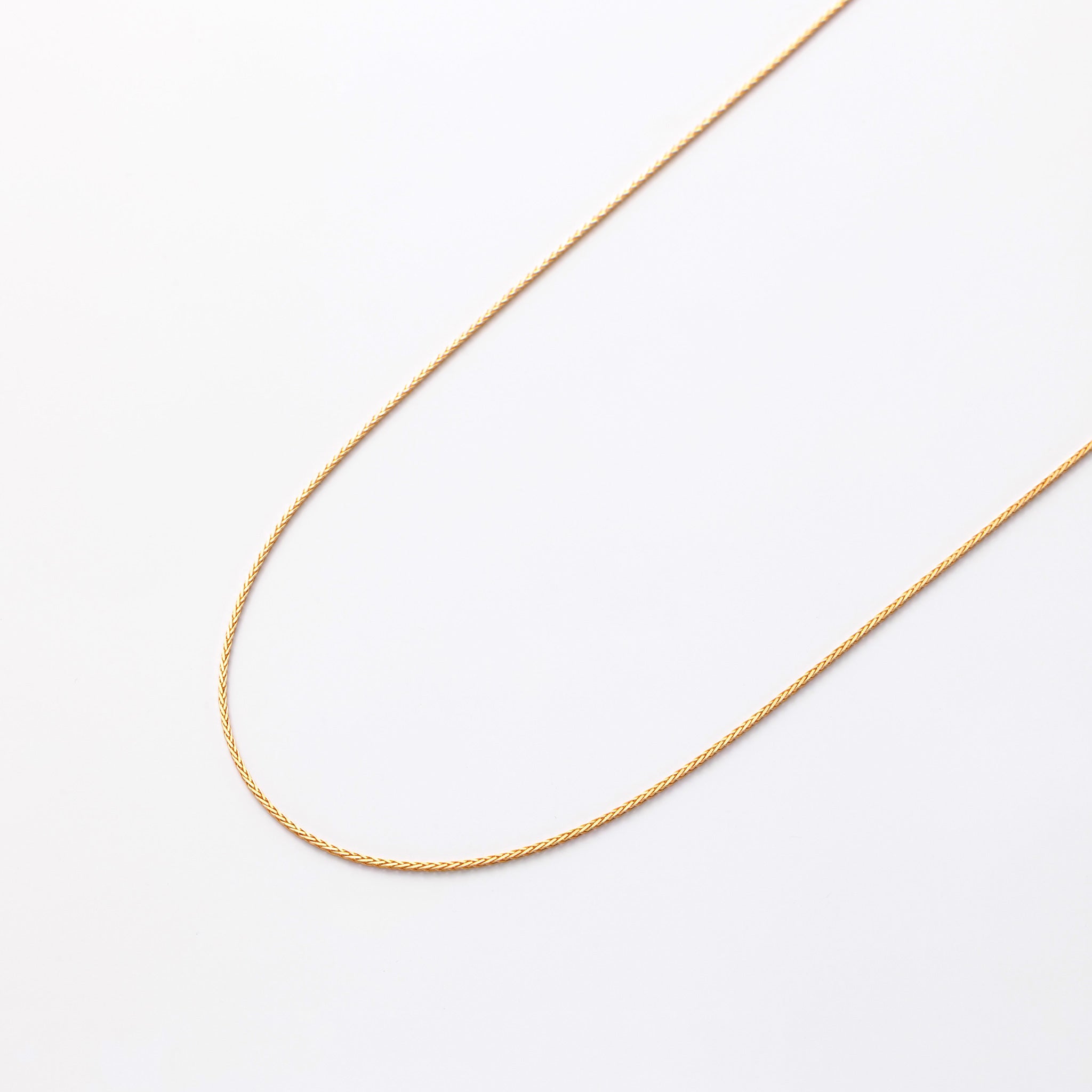 K18 スピガカット 0.25φ ネックレス 40cm