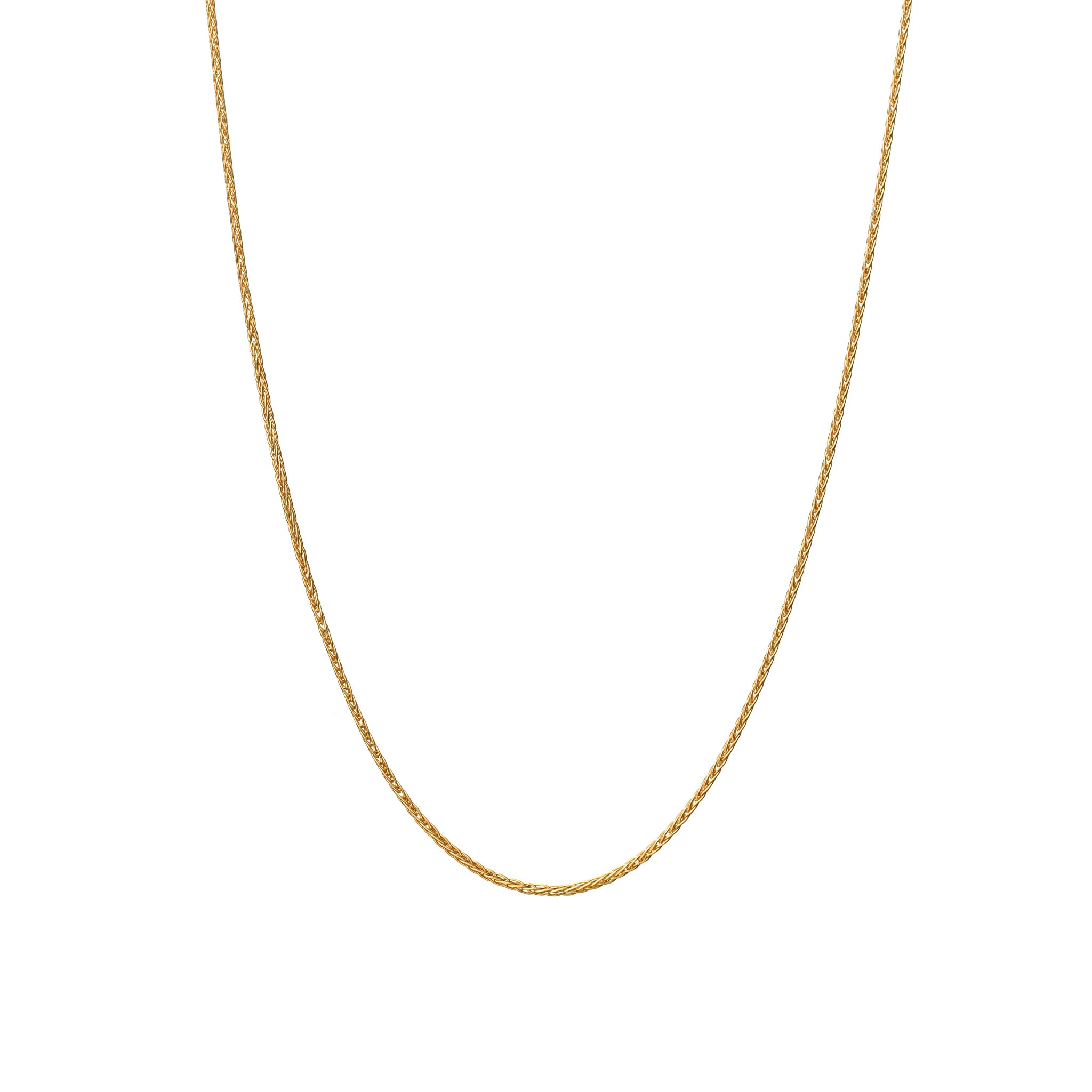 K18 トリプルスパイク 0.3φ ネックレス 45cm