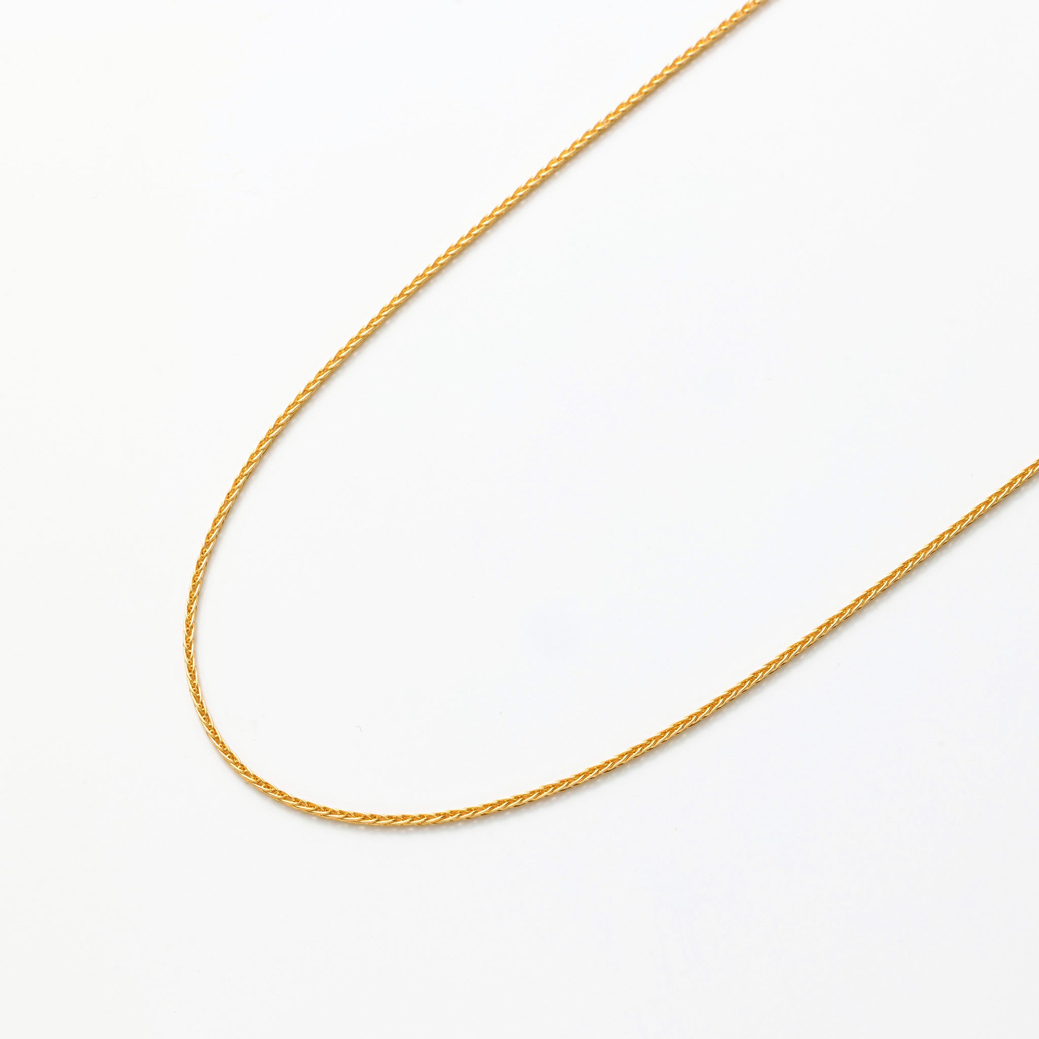 K18 トリプルスパイク 0.3φ ネックレス 45cm