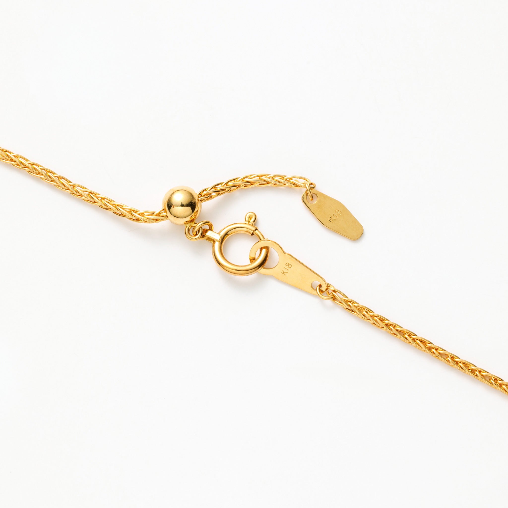 K18 トリプルスパイク 0.3φ ネックレス 45cm