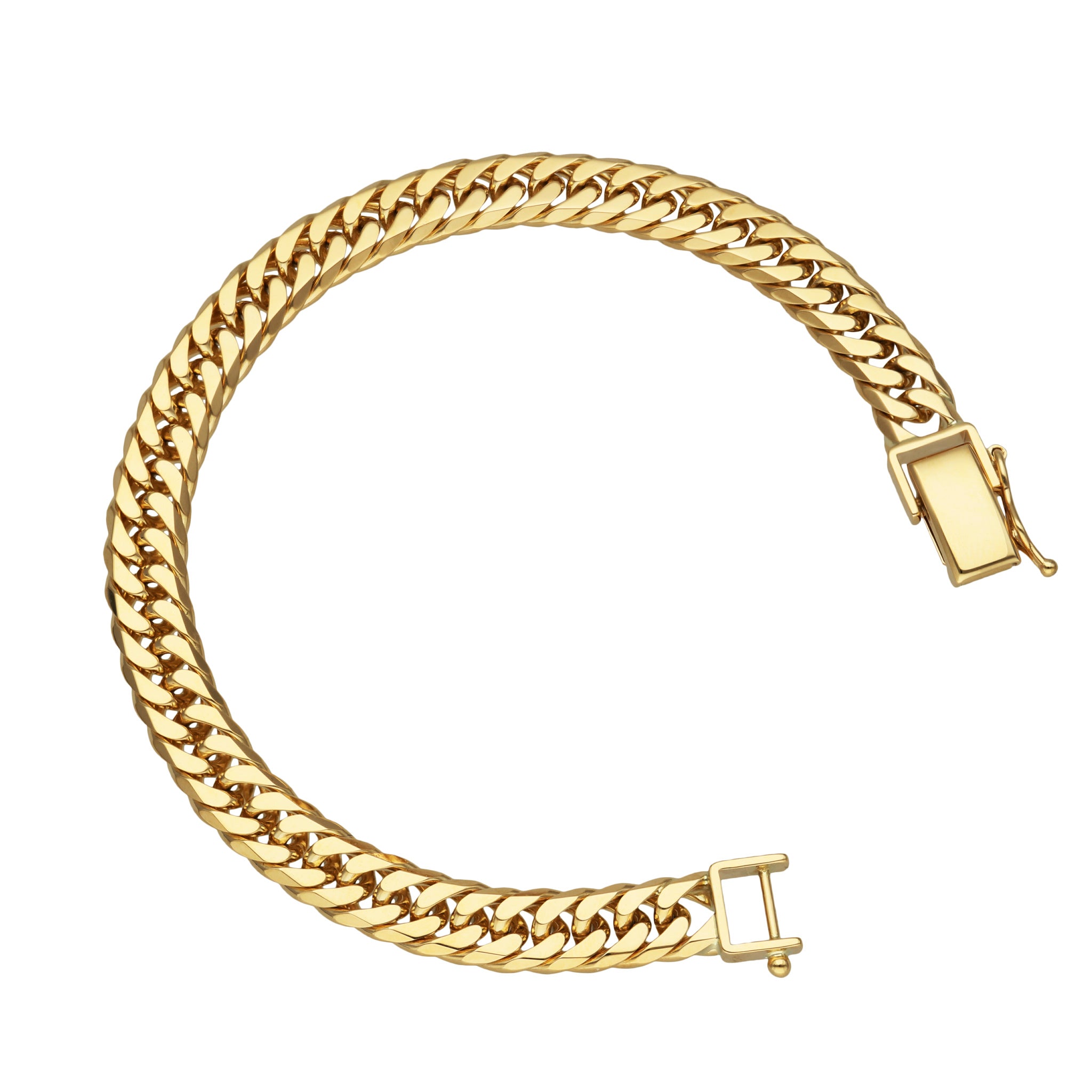 喜平ブレスレット K18 K18 ダブル6面喜平 ブレスレット 18cm30g