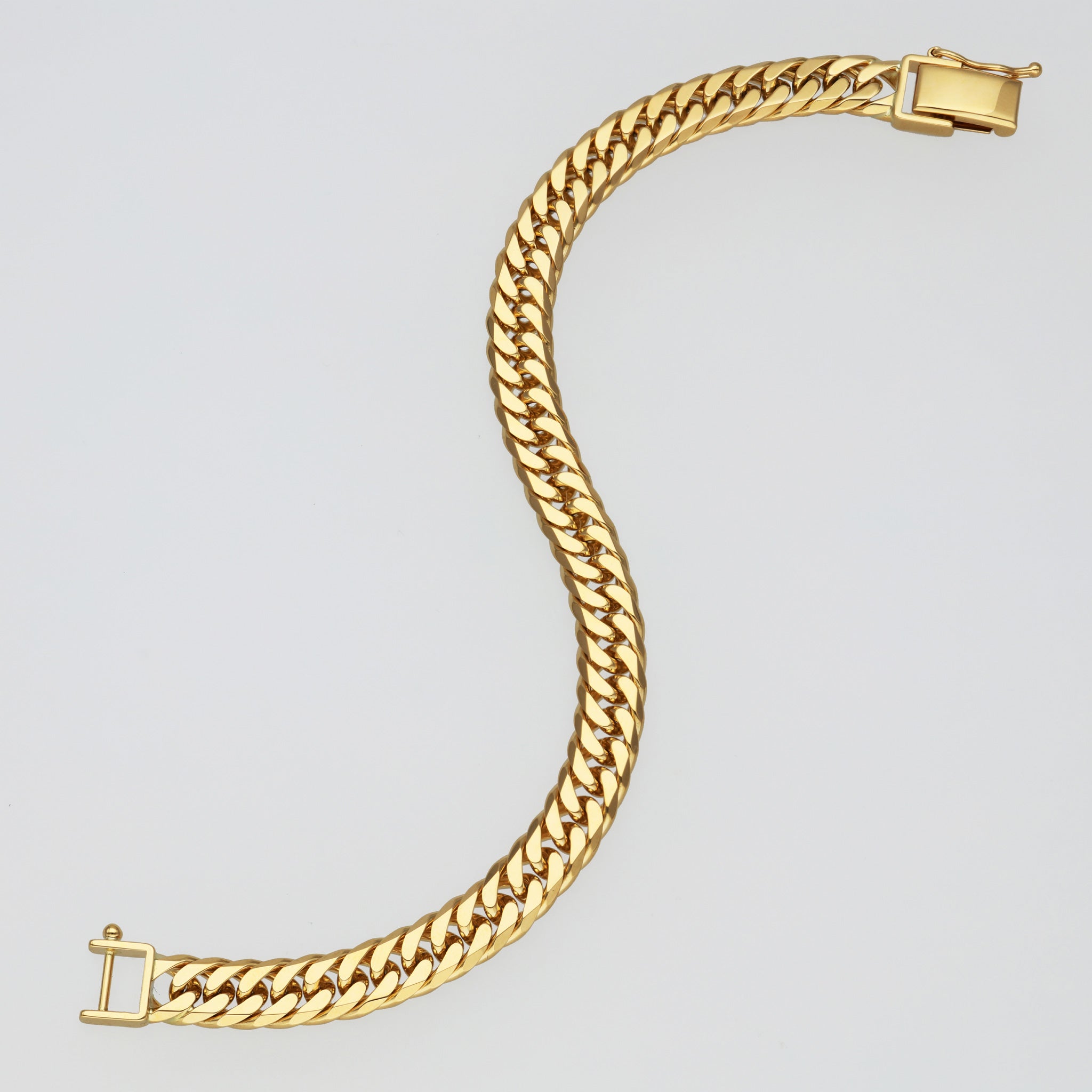 喜平ブレスレット K18 K18 ダブル6面喜平 ブレスレット 18cm30g