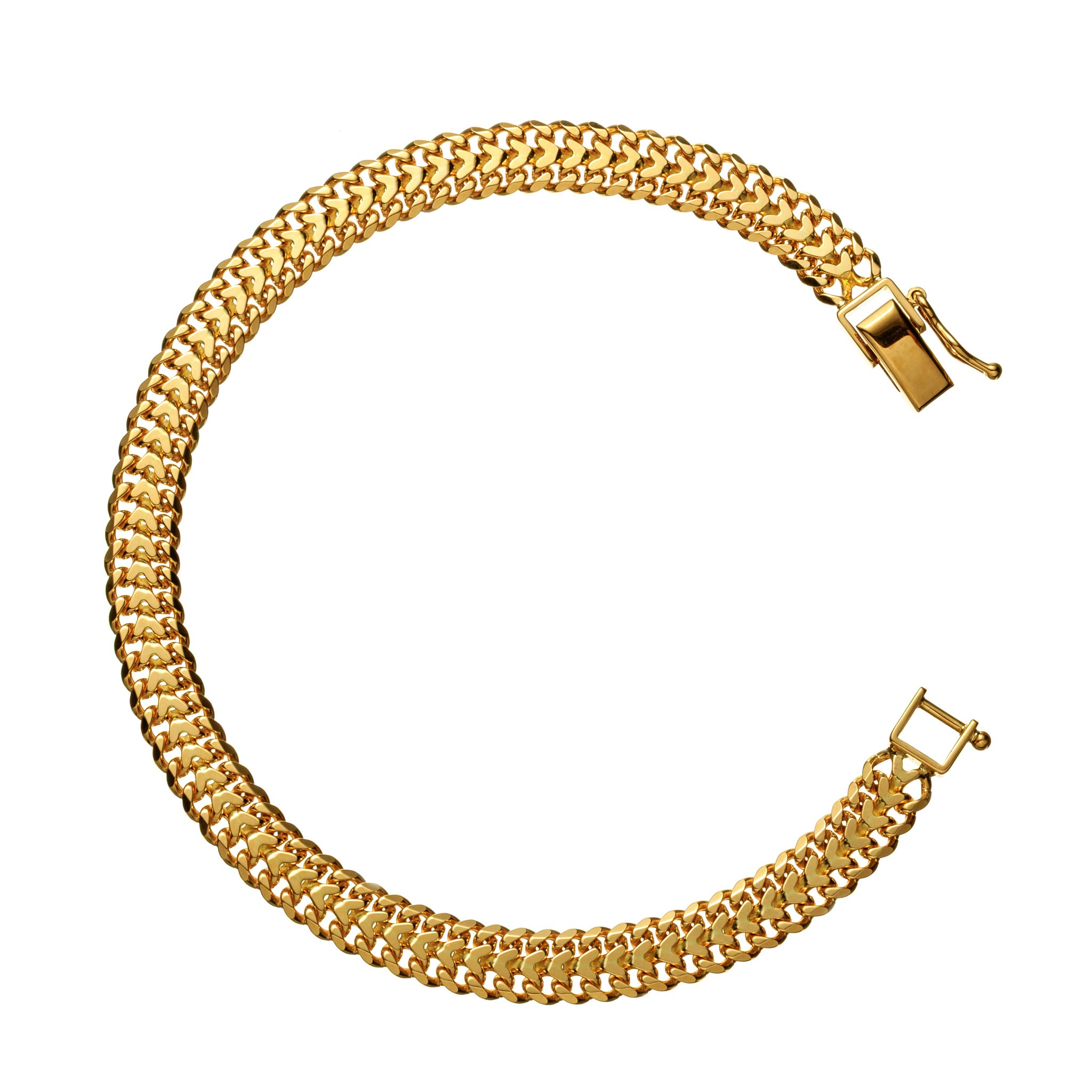 K18 ハートビスマルク ブレスレット 20cm