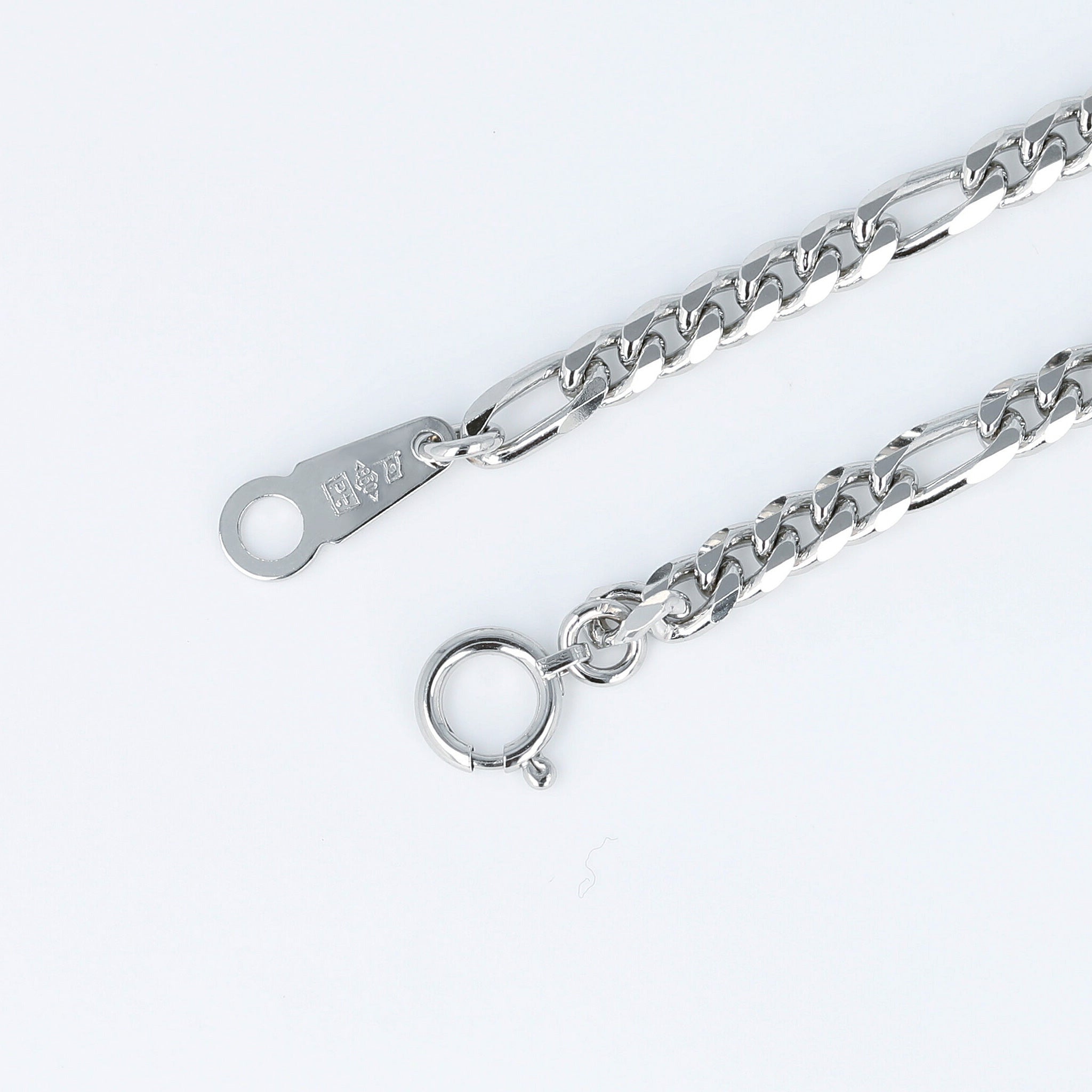 Pt850 フィガロ0.6φ ブレスレット 18cm