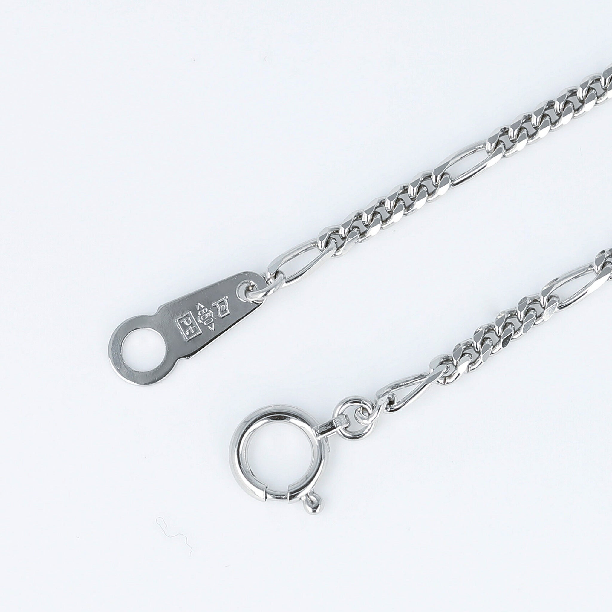 Pt850 フィガロ1.0φ ブレスレット 20cm