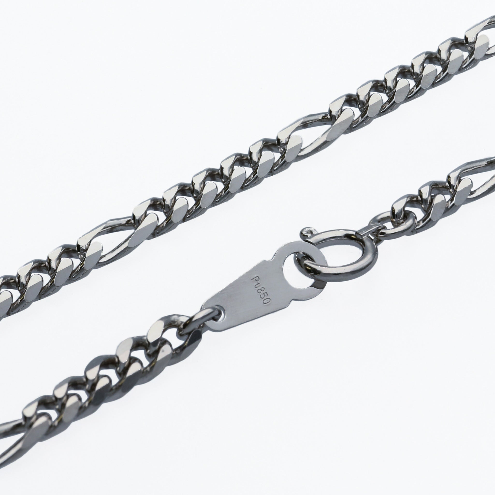 Pt850 フィガロ1.0φ ネックレス 50cm