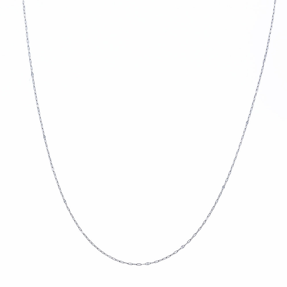 Pt850 ペタル0.2φ 飛駒8:1 ネックレス 60cm
